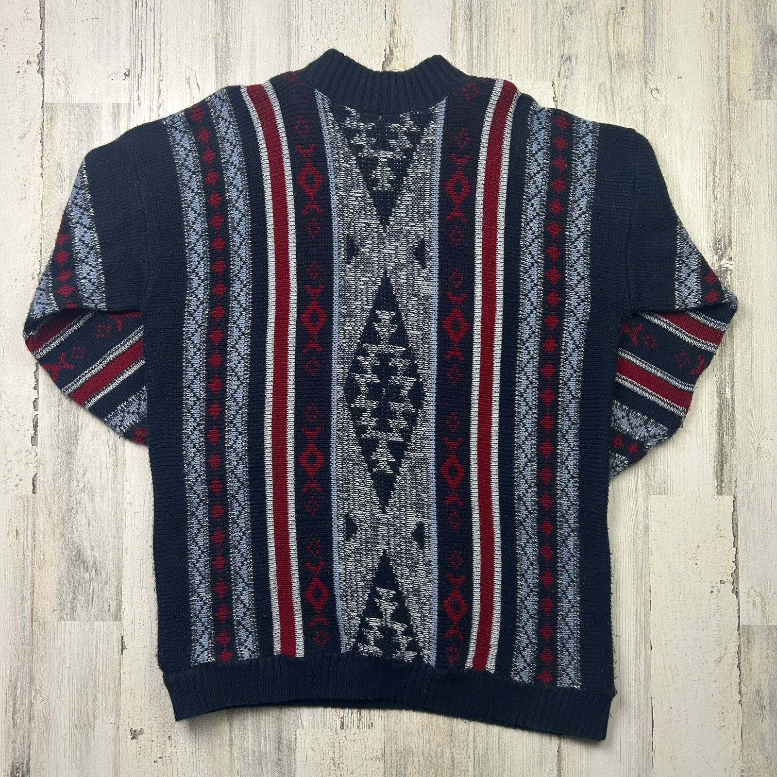 Vintage Vintage 1980s Clifton Place Knit Crewneck Sweater Size M / US 6-8 / IT 42-44 - 5 Thumbnail