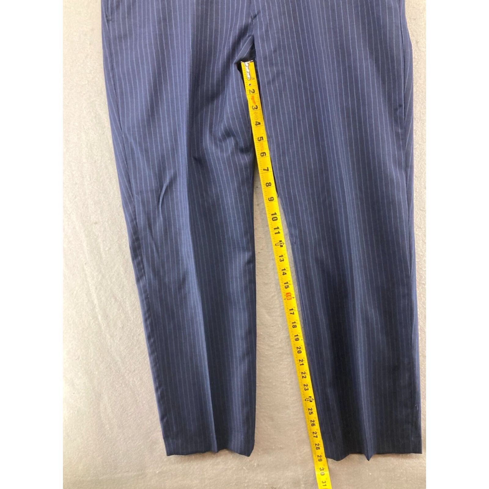 Joseph Abboud Joseph Abboud Dress Pants Blue Classic Fit 35 Inseam Flat Front Mens Office Size US 35 - 3 Thumbnail
