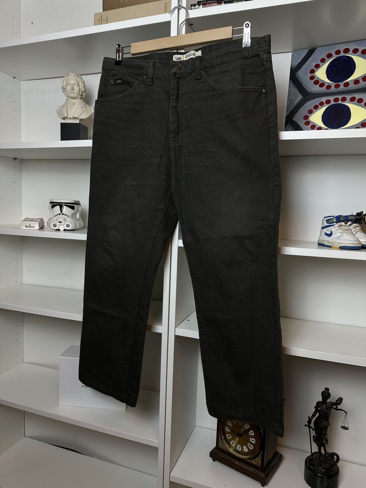 Lee Vintage Lee earth tones brown denim jeans baggy pants Size US 36 / EU 52 - 2 Thumbnail
