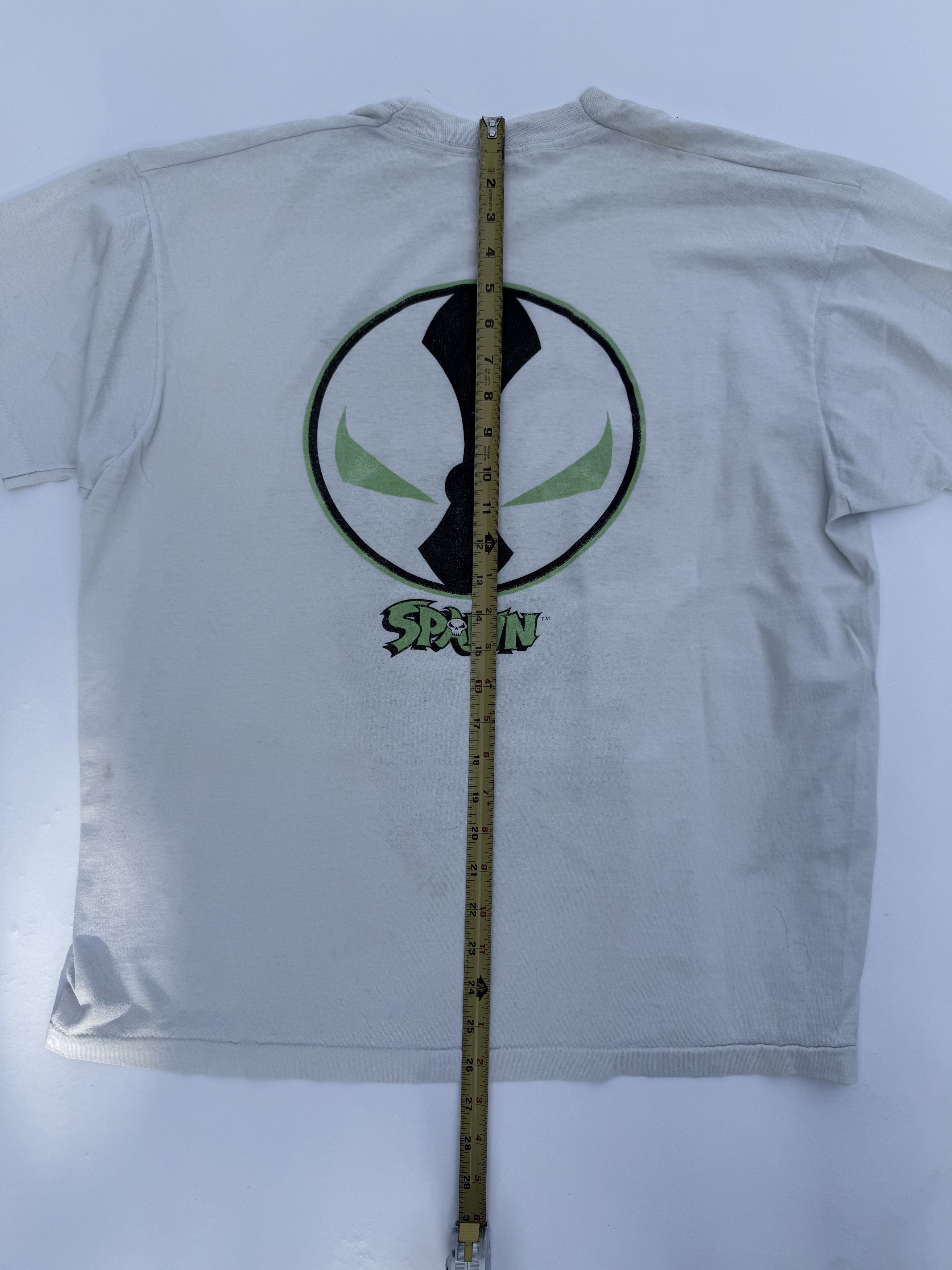 Vintage Vintage 1992 'Spawn' Todd Mcfarlane Marvel T-Shirt Size US XL / EU 56 / 4 - 8 Thumbnail
