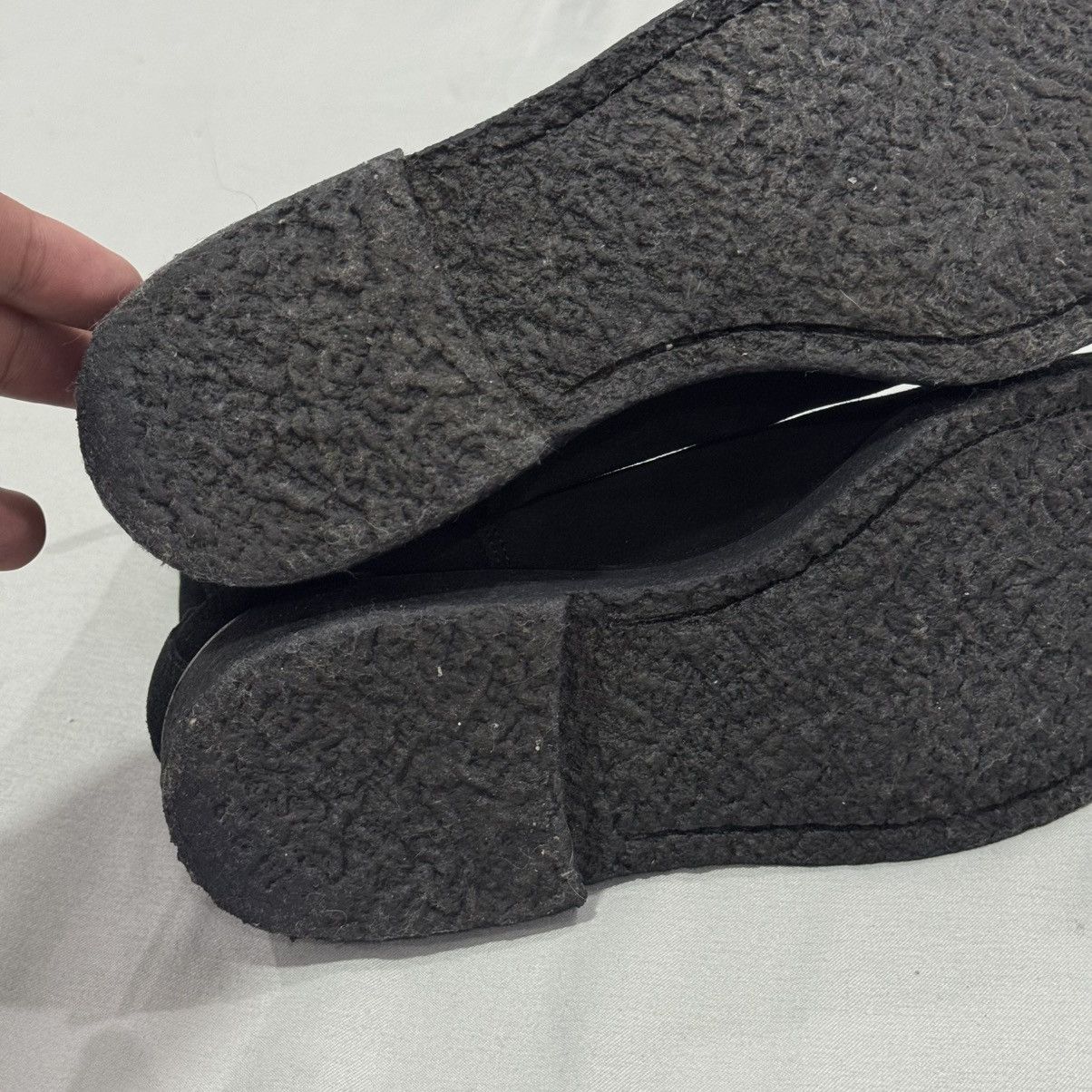 Common Projects Common Projects Women’s Chelsea Boots - Black Suede Size US 7 / IT 37 - 19 Thumbnail