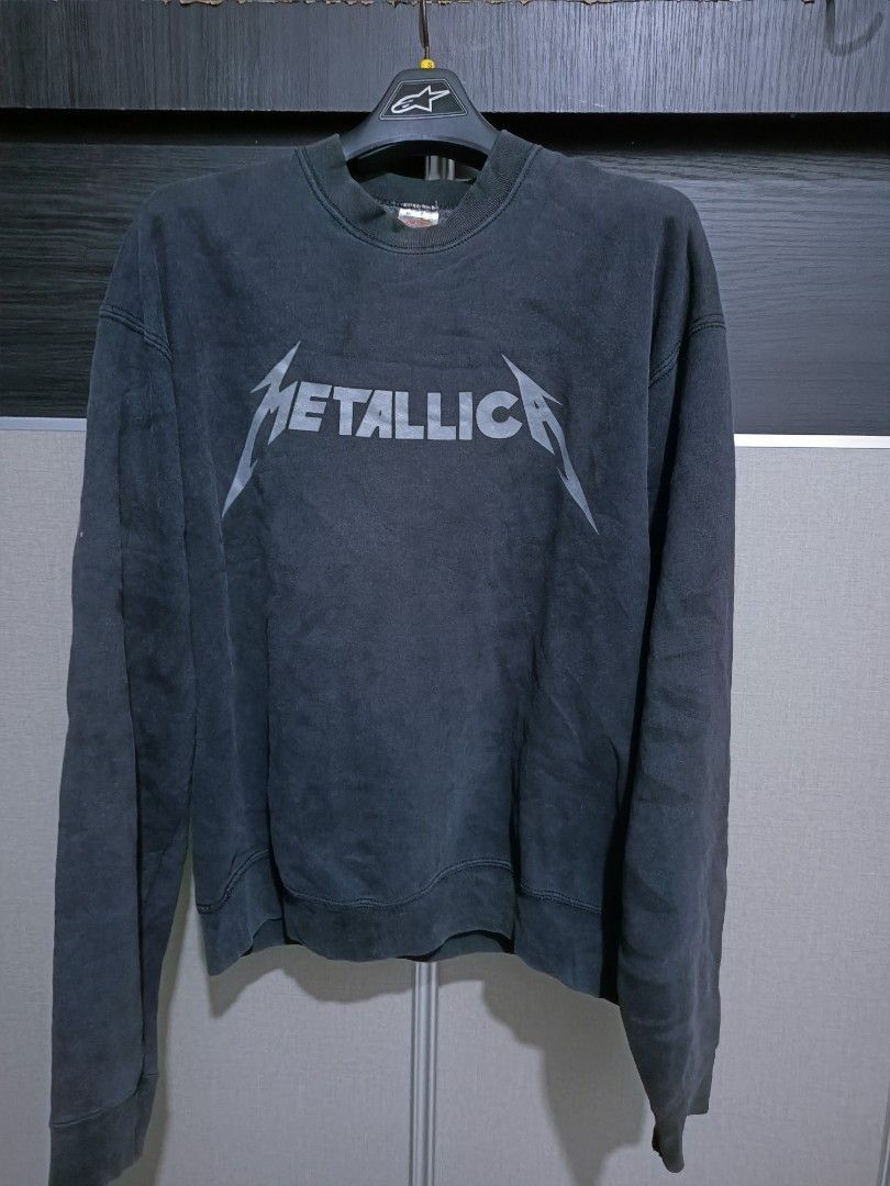 Vintage 90s metallica sweatshirt spellout