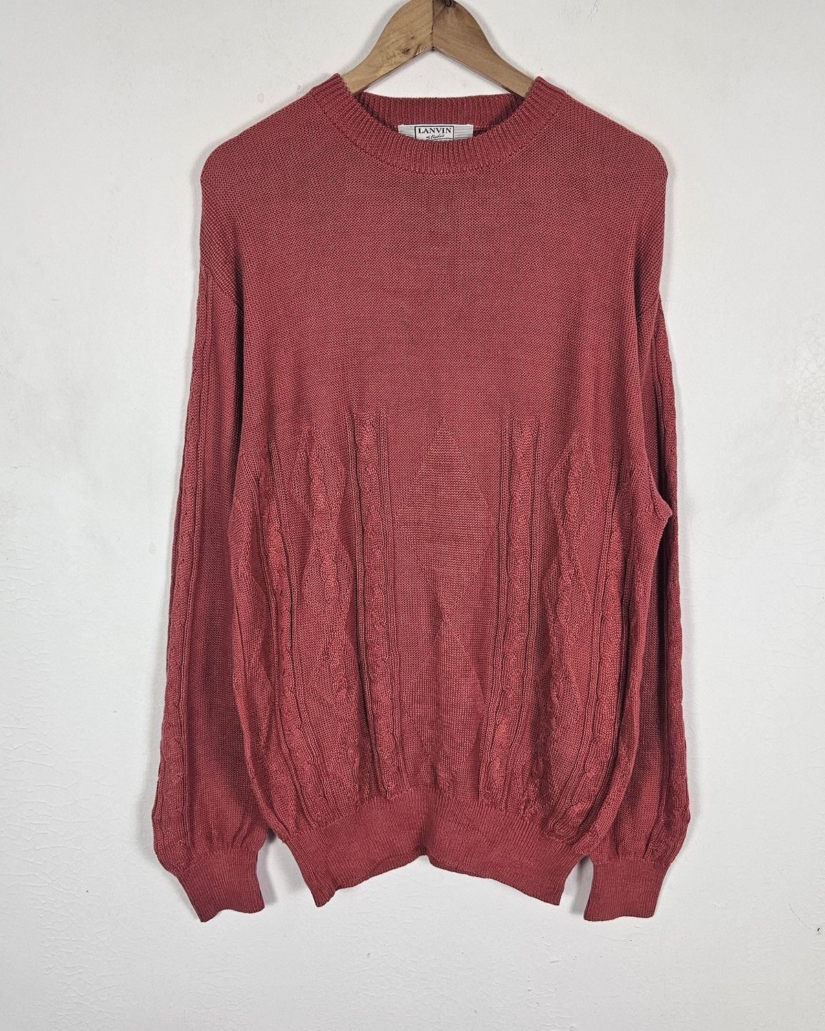 Lanvin Vintage Lanvin Studio knitwear sweatshirt Size US M / EU 48-50 / 2 - 2 Thumbnail