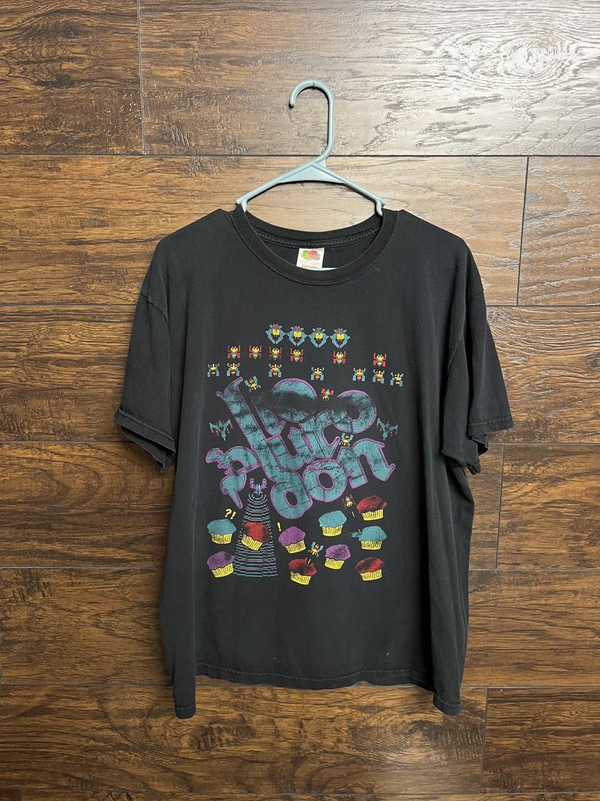 Fruit Of The Loom Vintage Cupcakes Asteroids Video Game T-shirt 10 Pluro Don L Size US L / EU 52-54 / 3 - 1 Thumbnail