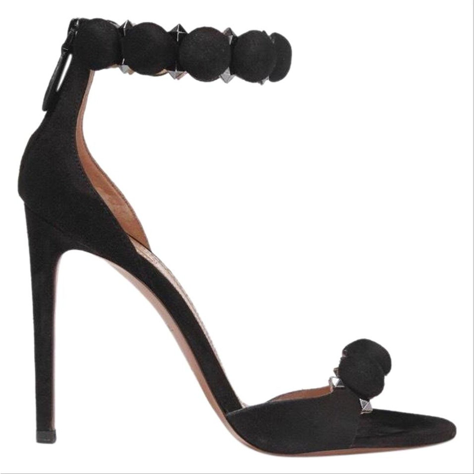 Alaia ALAIA Bombe 110 studded suede leather heels 37 Size US 7 / IT 37 - 1 Thumbnail