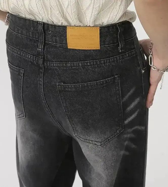 Japanese Brand Vintage Straight Loose Denim Size US 32 / EU 48 - 4 Thumbnail