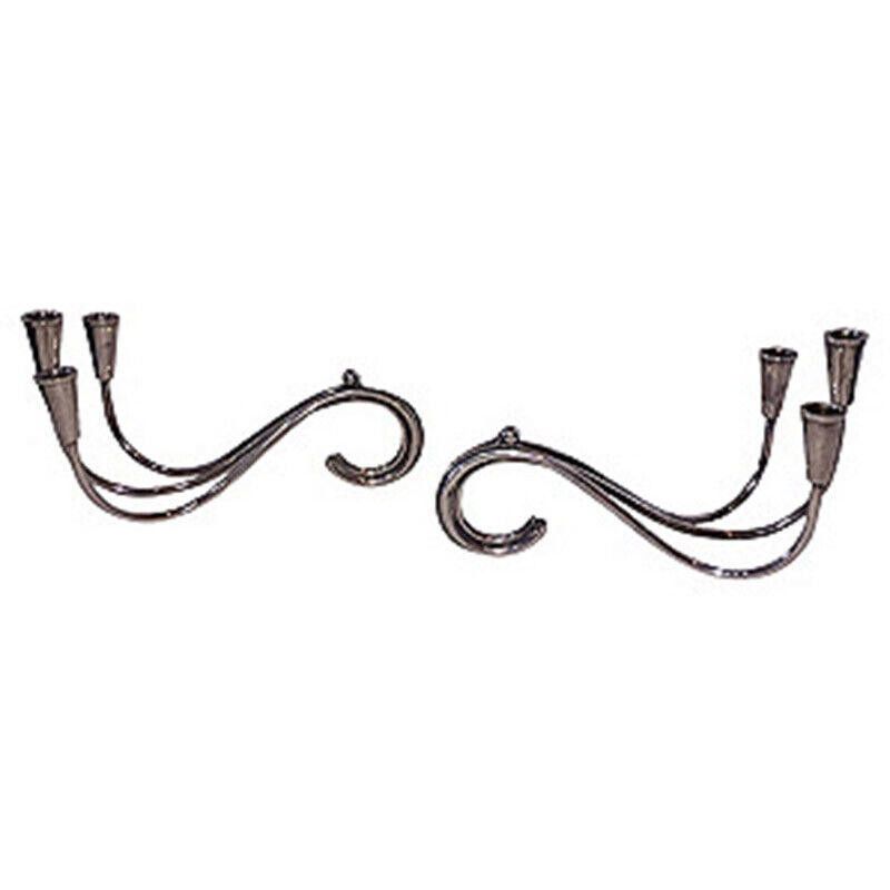 Designer Sculptural Modernist Candlestick Holders Size ONE SIZE - 2 Thumbnail