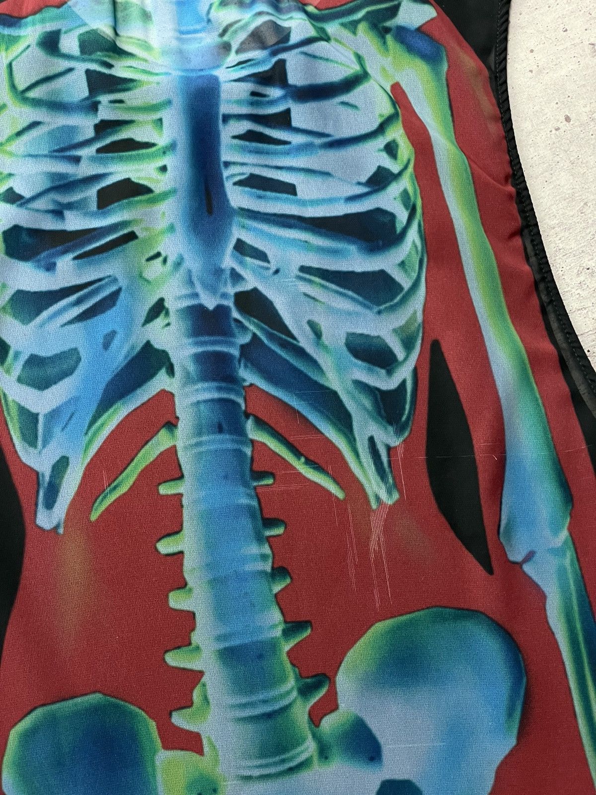 Adidas × Vintage Vintage Adidas Skeleton Thank Top Size US L / EU 52-54 / 3 - 5 Thumbnail