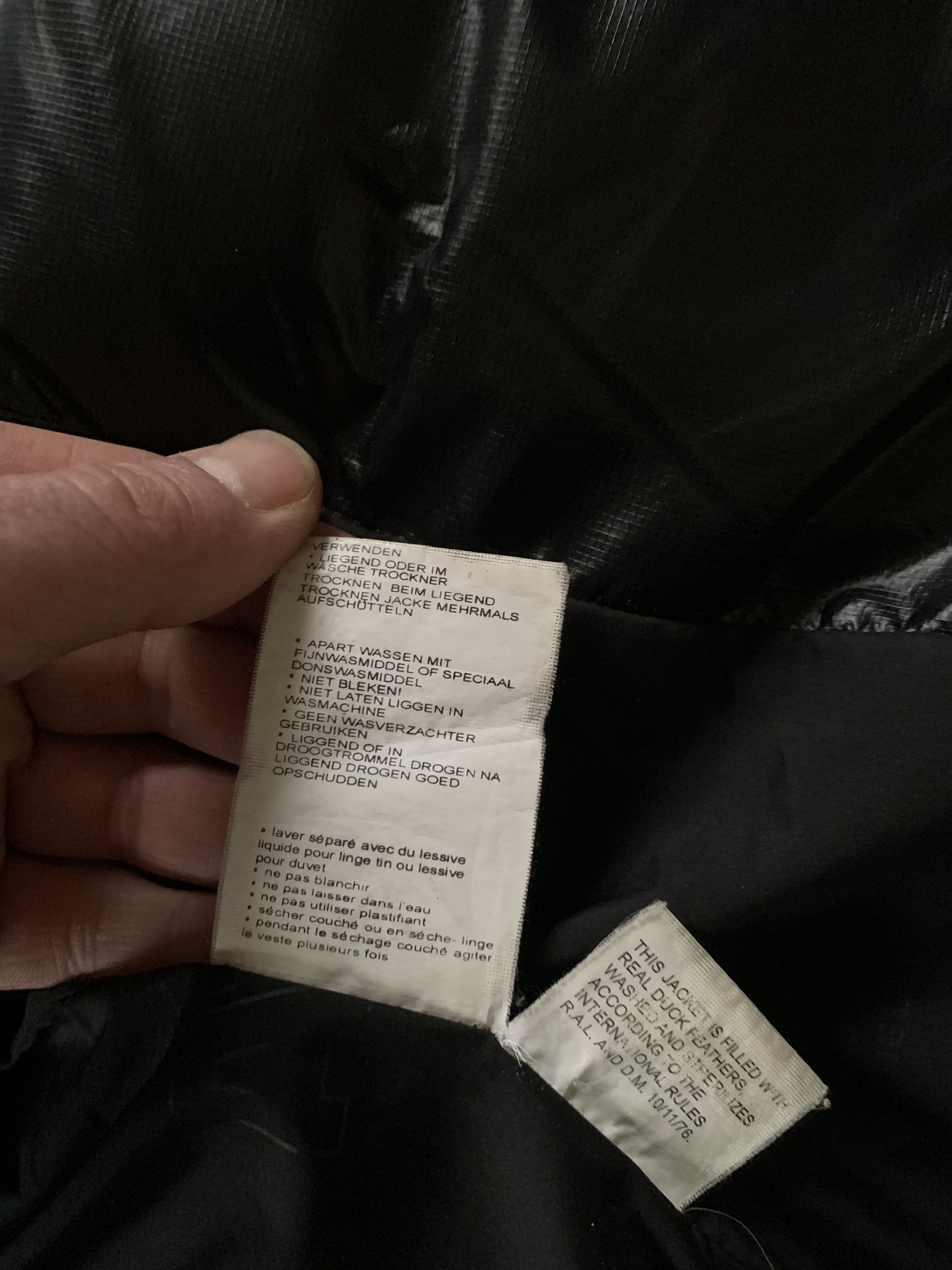 Other Air Field Womens Black Down Italian Quilted Jacket Size M / US 6-8 / IT 42-44 - 10 Thumbnail