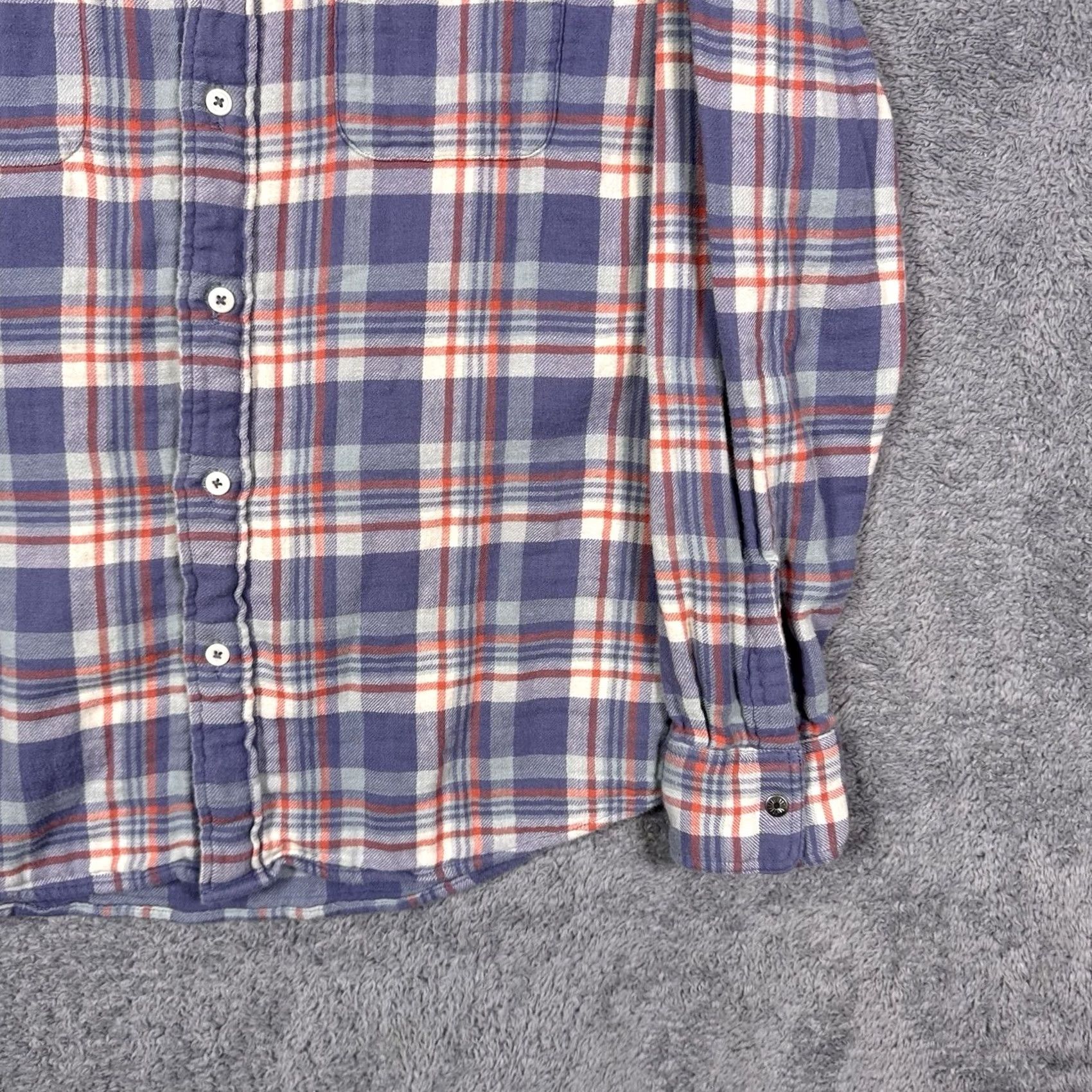 Faherty Faherty Shirt Mens M Buffalo Plaid Reversible Long Sleeve Flannel Organic Cotton Size US M / EU 48-50 / 2 - 6 Thumbnail