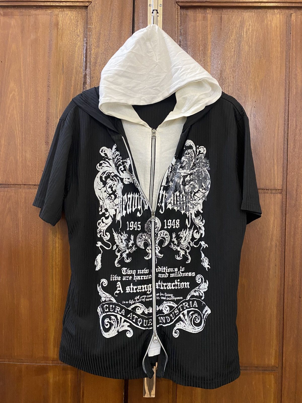 Yasuyuki Ishii Beamountcarr japanese poem shirt double hooded Size US L / EU 52-54 / 3 - 2 Thumbnail