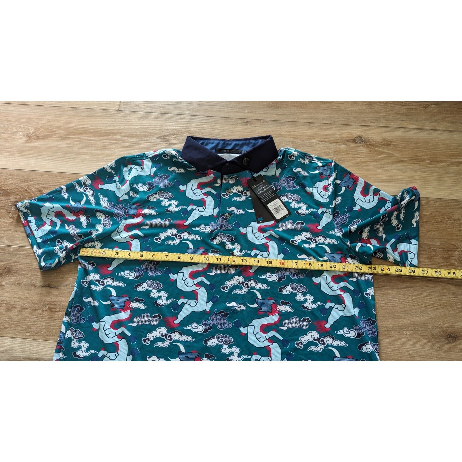 Other NWT Greyson Men's Wolf Slayer Polo in Jungle size Large Size US S / EU 44-46 / 1 - 8 Thumbnail
