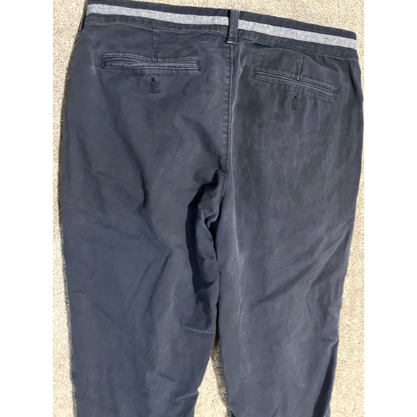 Express Express Stretch 365 Comfort Pants Men's Navy Blue 30x23 Skinny Casual Size US 30 / EU 46 - 4 Thumbnail