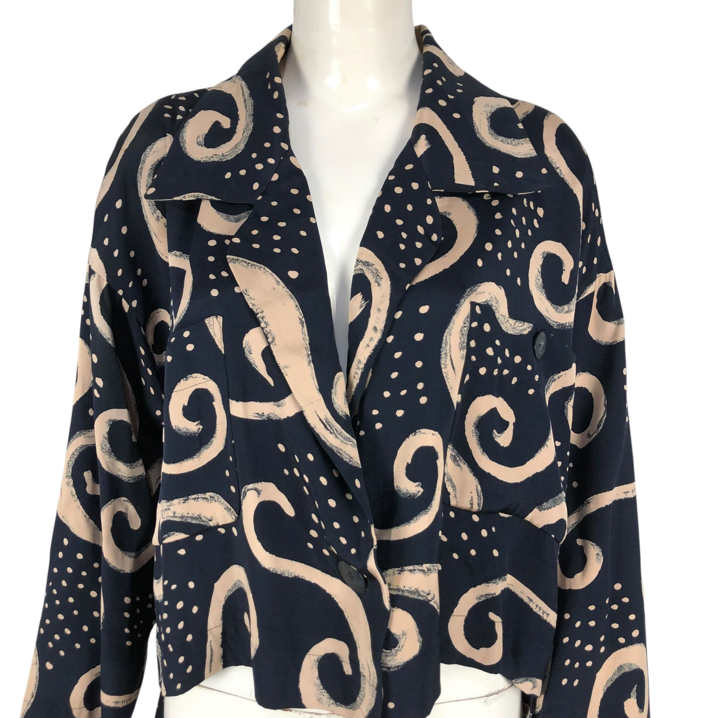 Issey Miyake Vintage Issey Miyake S/S 2002 Silk Blouse Size M / US 6-8 / IT 42-44 - 7 Thumbnail
