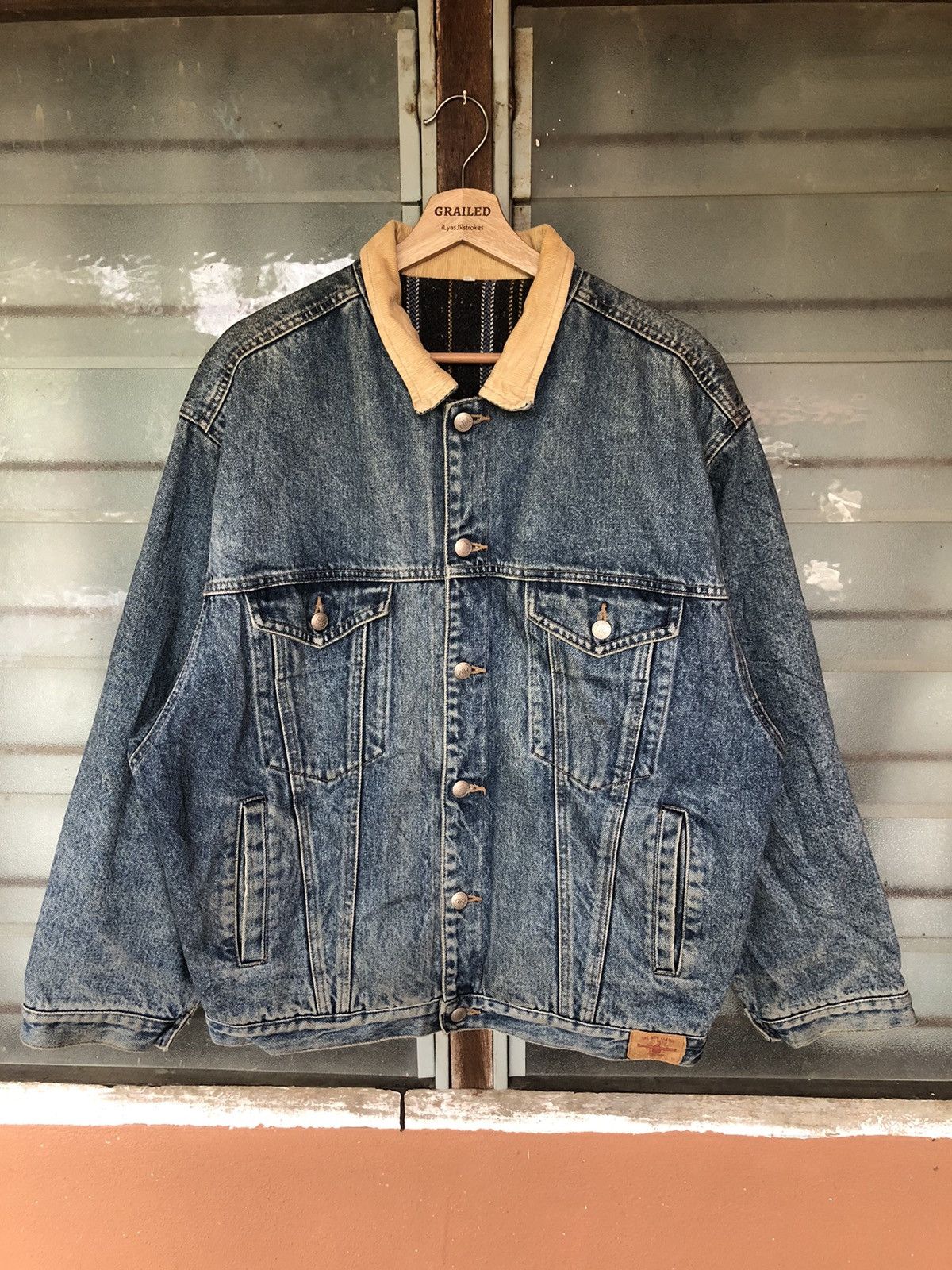 If Six Was Nine Vintage Style HR Denim Jacket Detroit Jacket Rare Size US M / EU 48-50 / 2 - 3 Thumbnail