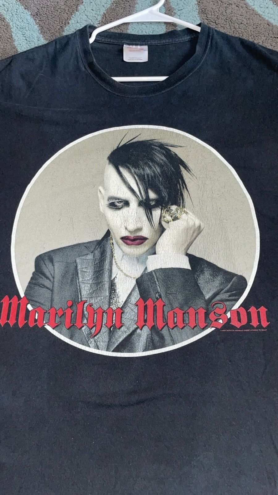 Band Tees Marilyn Manson 2004 Against All God’s Size US XL / EU 56 / 4 - 2 Thumbnail