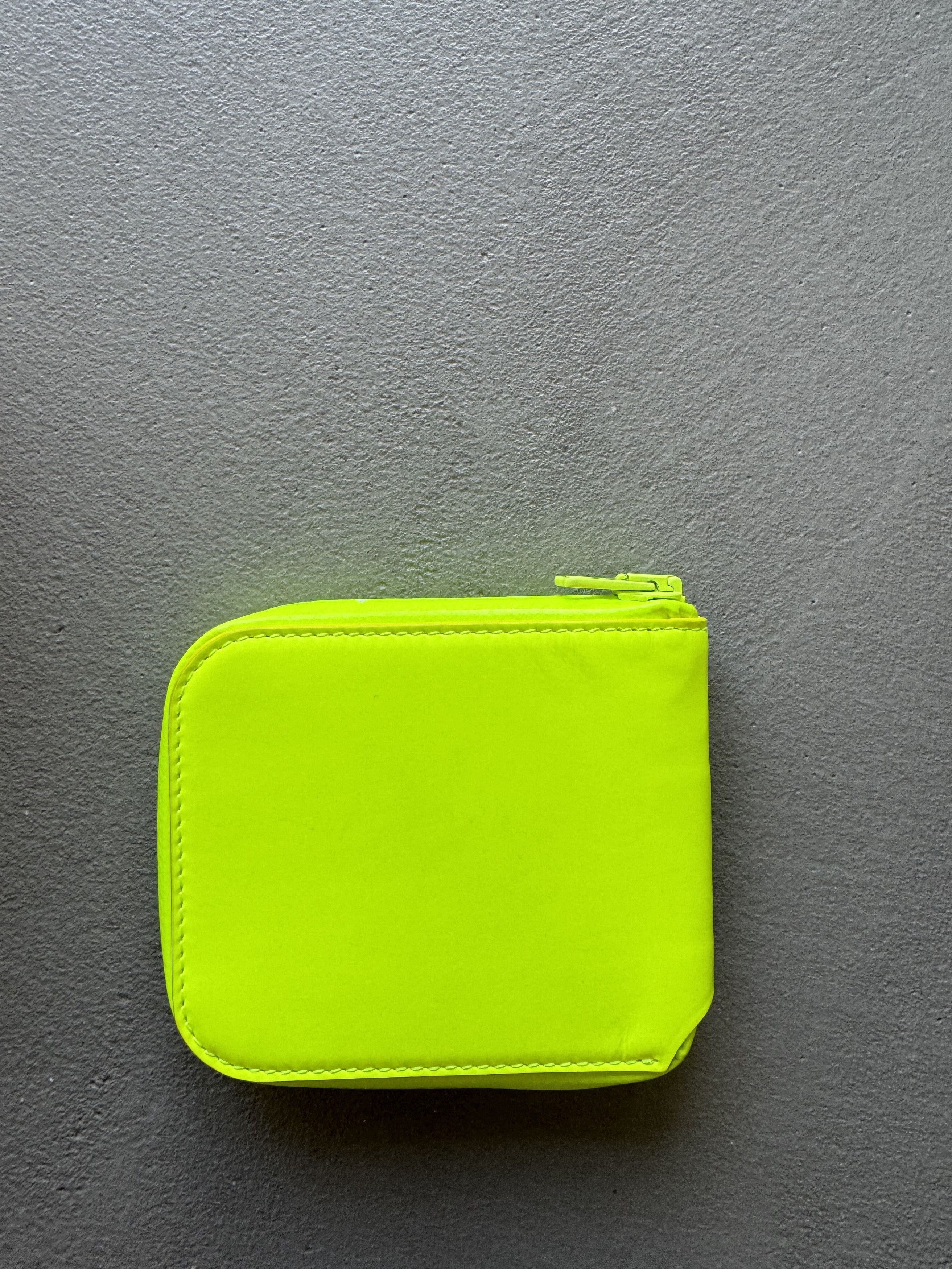 Acne Studios Acne Studios Neon Yellow Zip Wallet Size ONE SIZE - 3 Thumbnail