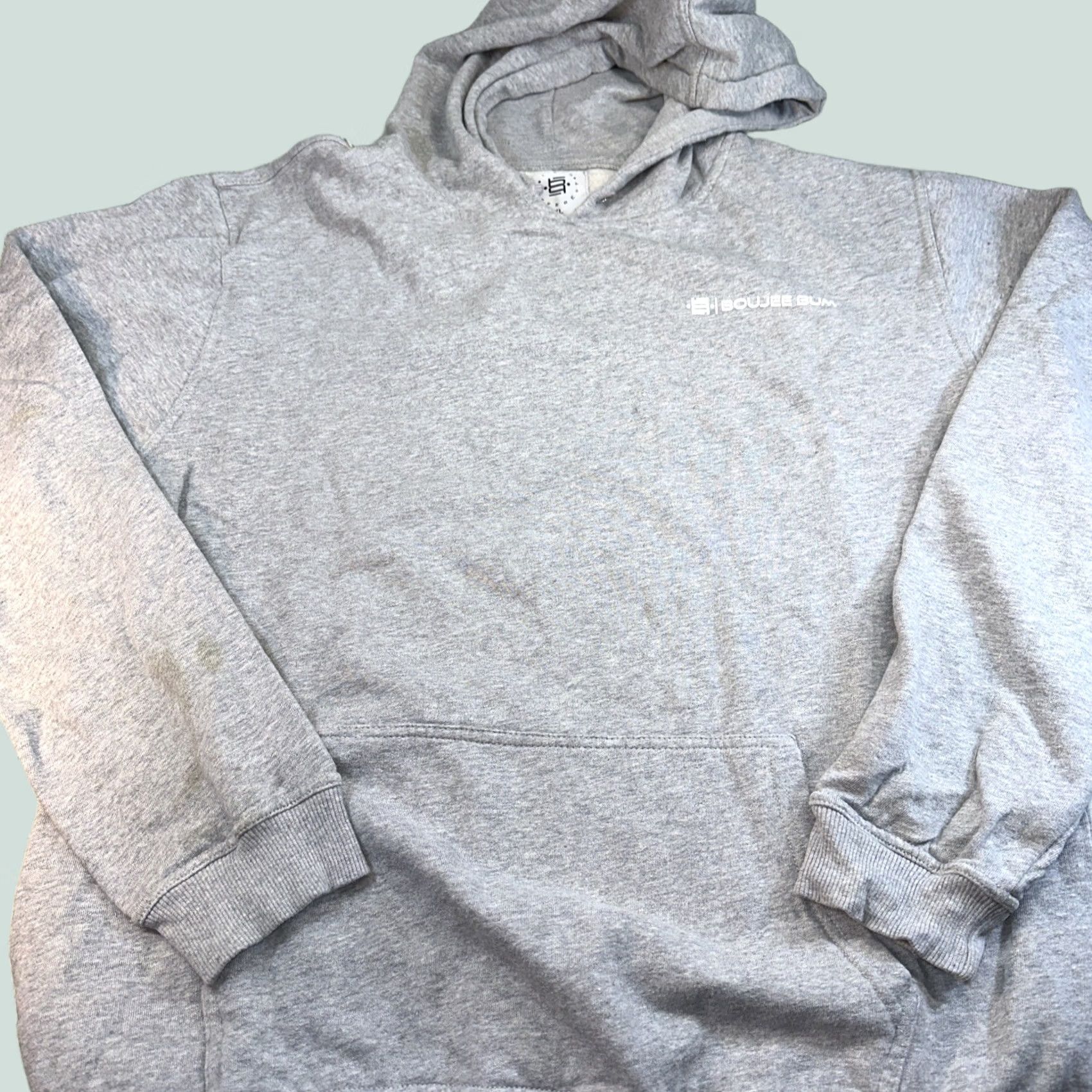 Vintage Boujee Bum Hoodie Mens XL Gray Pullover Regular Fit Xlarge Size US XL / EU 56 / 4 - 1 Thumbnail