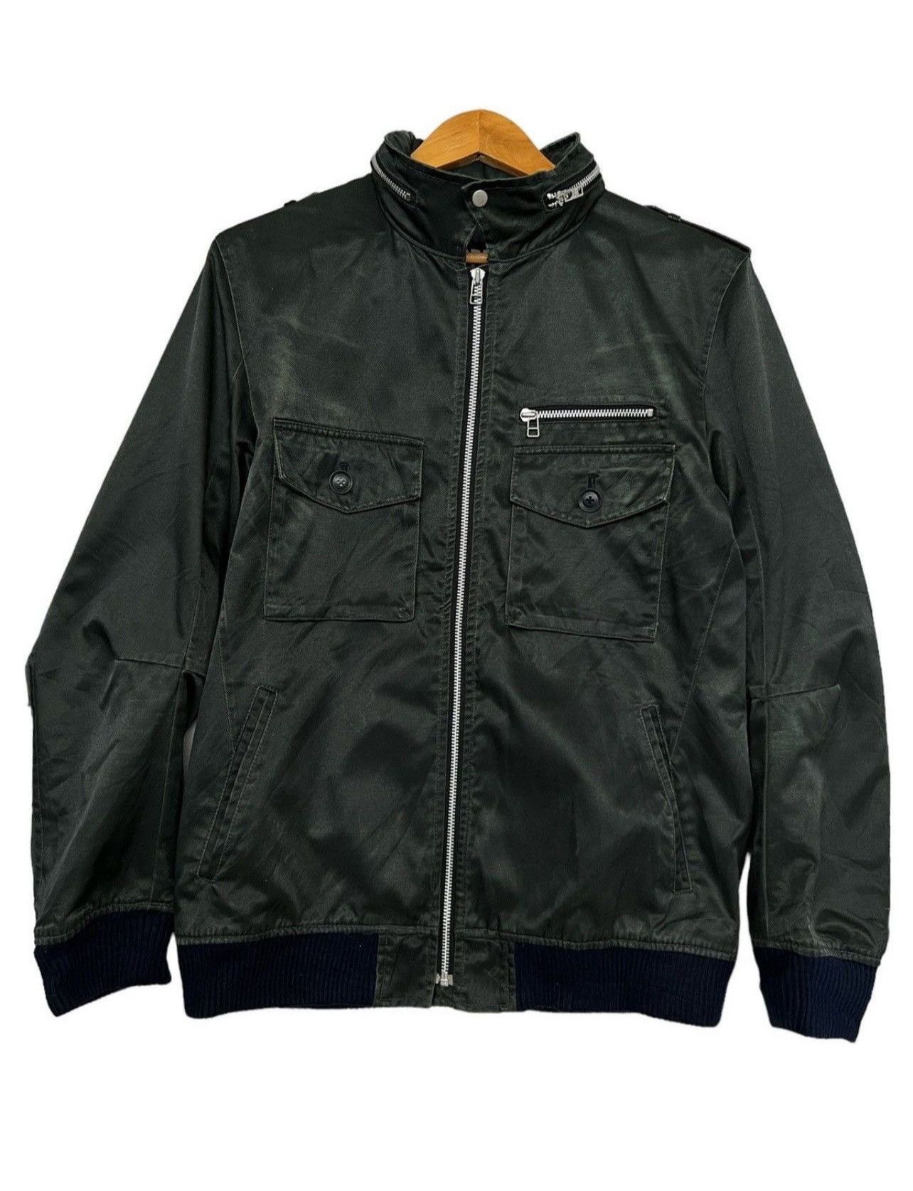 PPFM Bondage Multipocket Tactical Zipper Gothic Punk Jacket