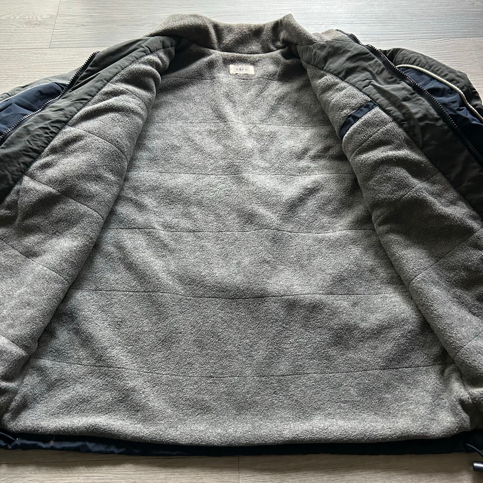 Aeropostale Vintage 1990s Aeropostale A87 Fleece Lined Full Zip Jacket Size US L / EU 52-54 / 3 - 7 Thumbnail
