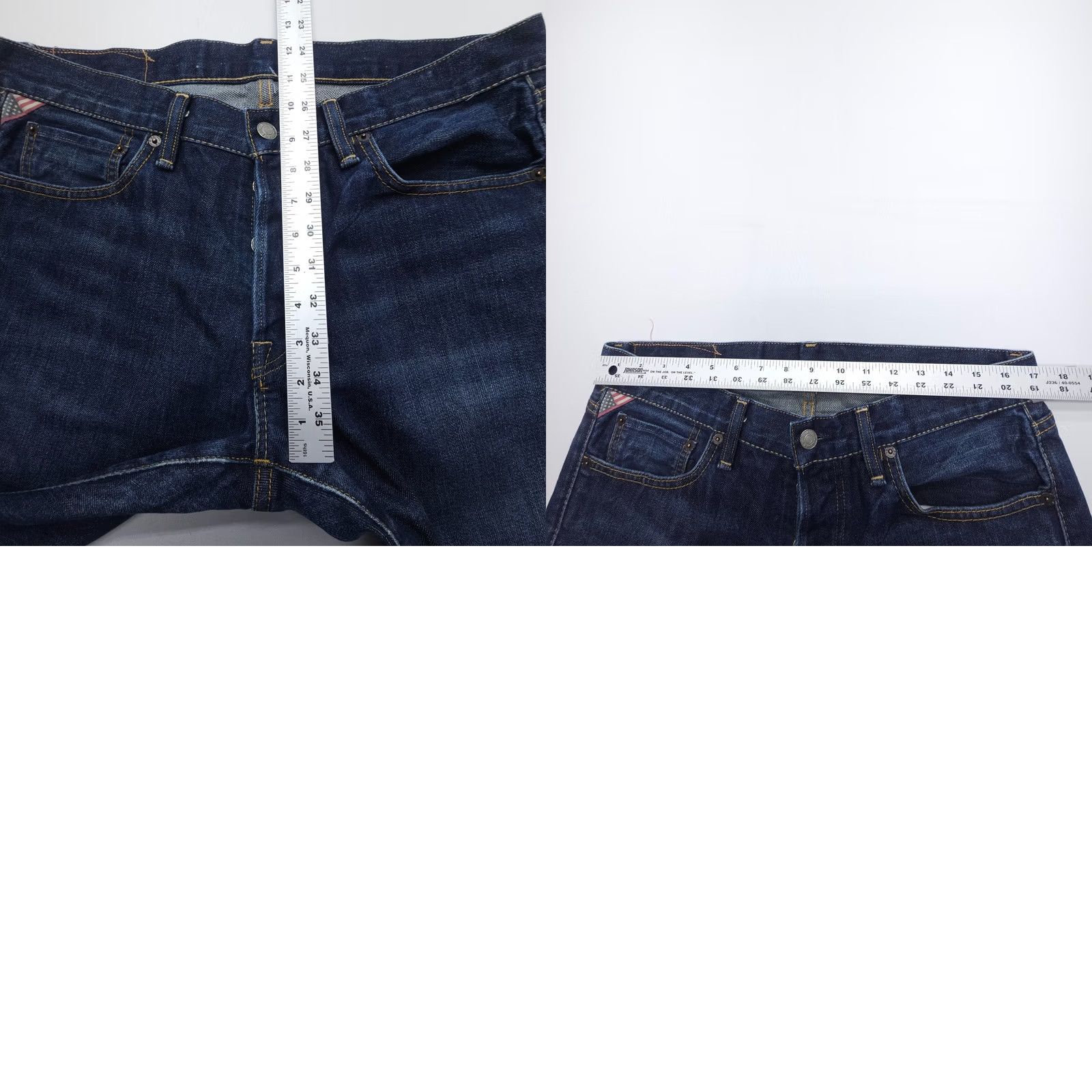 Ralph Lauren Ralph Lauren Denim Supply Slim Straight Jeans Mens 34 x 34 Dark Wash Denim & Supply Size US 34 / EU 50 - 9 Thumbnail