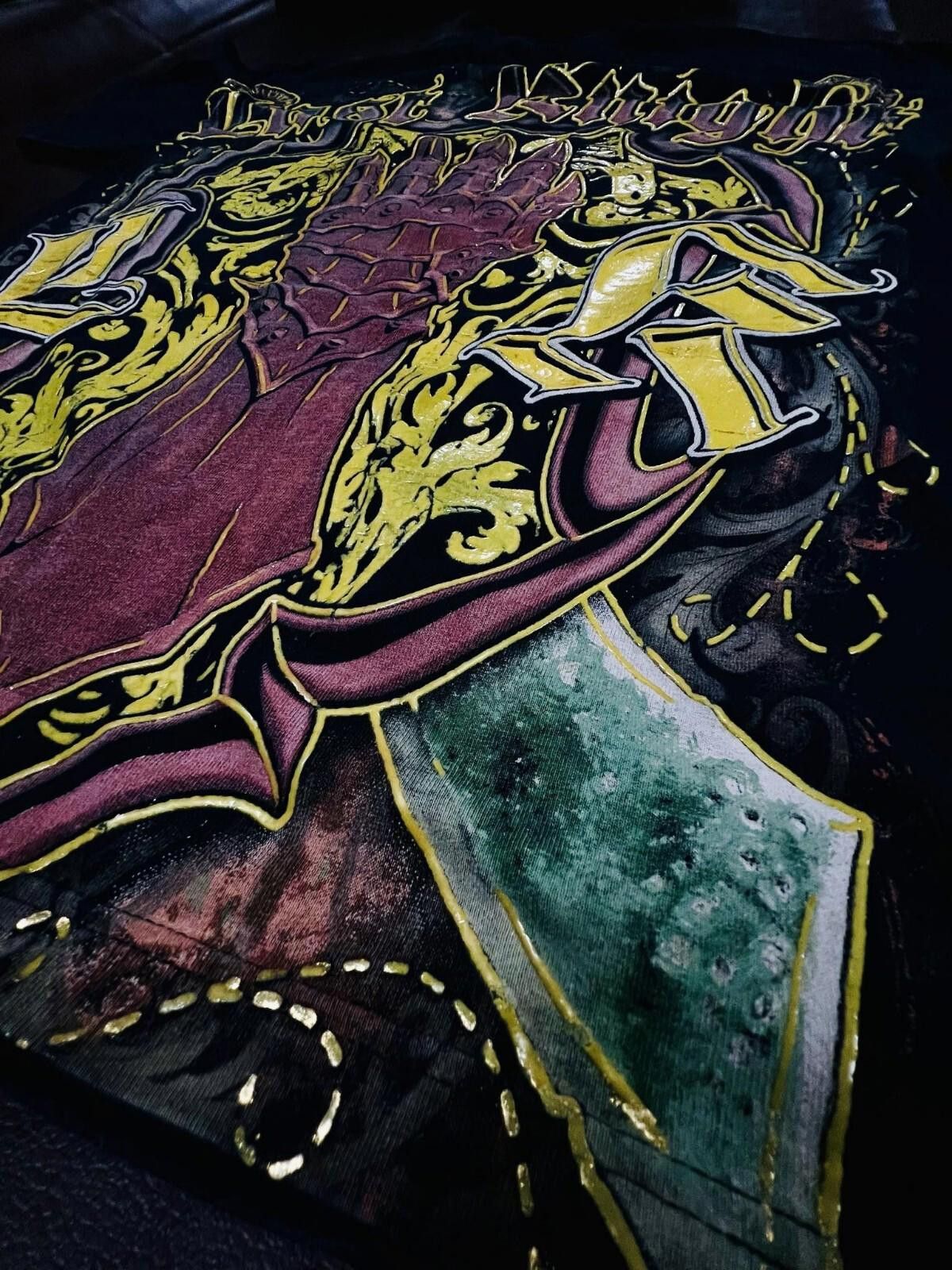 Designer Genuine tee- Lost Knight T- Shirt (Vintage), SIZE: Medium Size US M / EU 48-50 / 2 - 3 Thumbnail