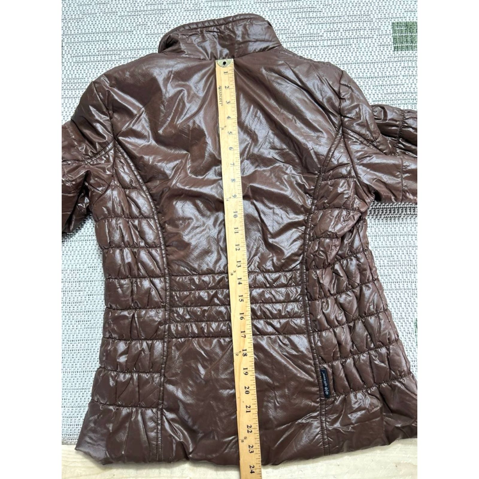 Merrell Merrell Puffer Jacket Womens Medium Brown Down Fill Full Zip Size M / US 6-8 / IT 42-44 - 5 Thumbnail
