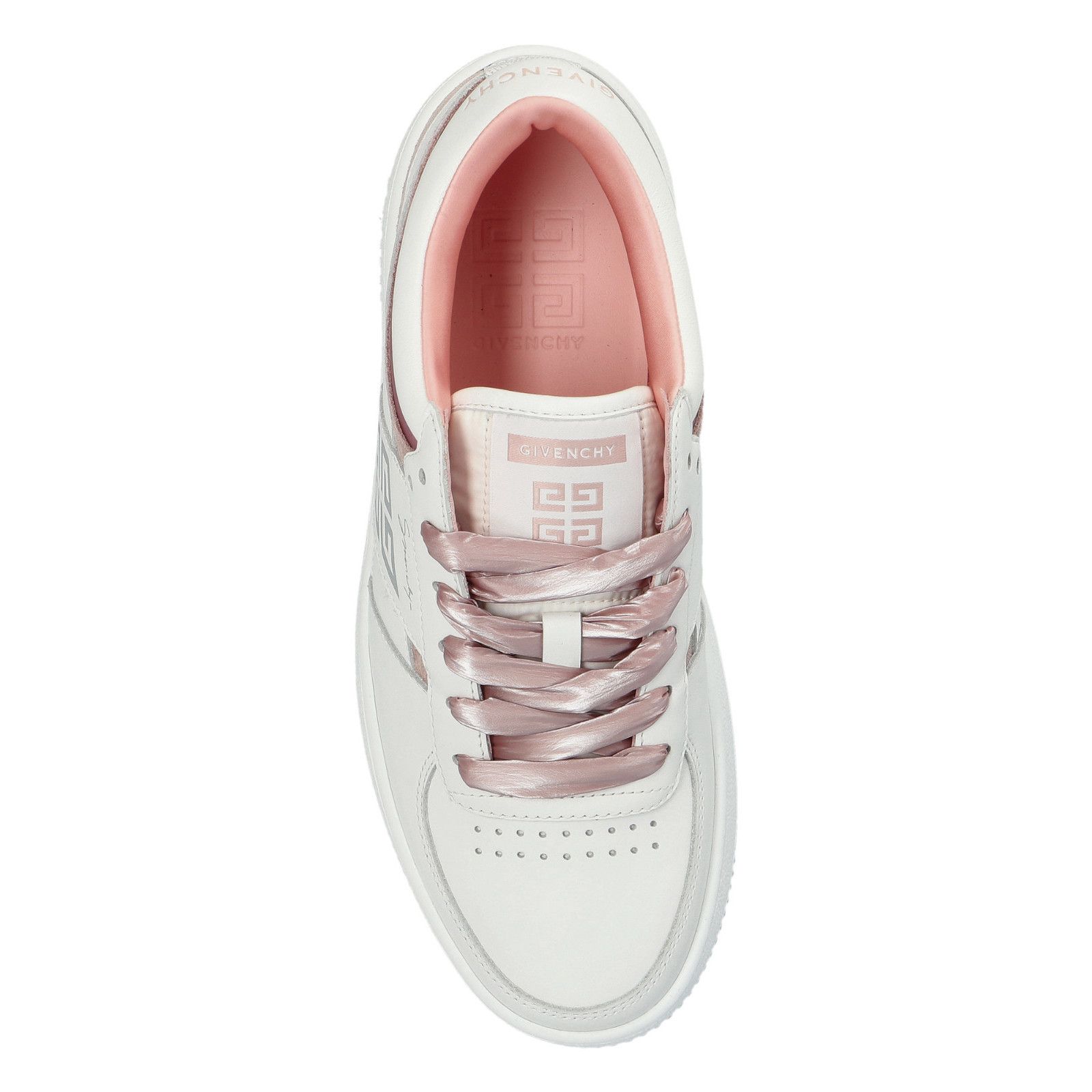 Givenchy GIVENCHY Lace Up White Leather Sneakers New & Authentic (Wom Size US 9 / IT 39 - 4 Thumbnail