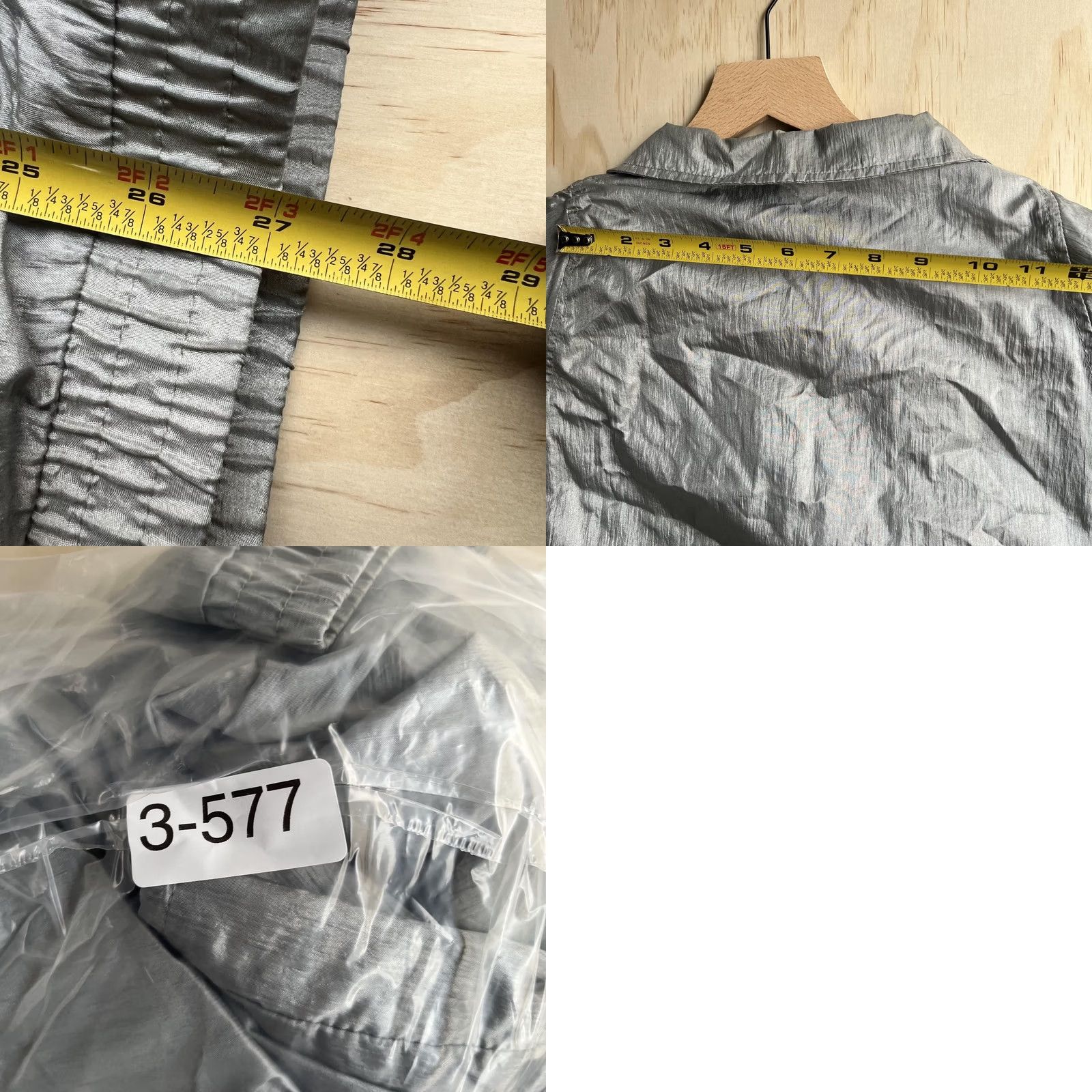 Haband VINTAGE Haband Tudor Court by Haband Jacket Mens L Gray Nylon Windbreaker Lined Snap Front Casual Windbreaker 90s Size US L / EU 52-54 / 3 - 8 Thumbnail
