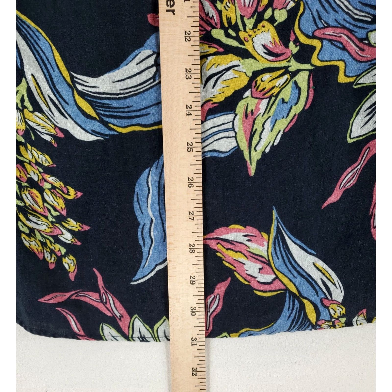 Ralph Lauren Ralph Lauren Shirt 100% Linen Long Sleeve Mens L Blue Flowers Multicolor Size US L / EU 52-54 / 3 - 6 Thumbnail