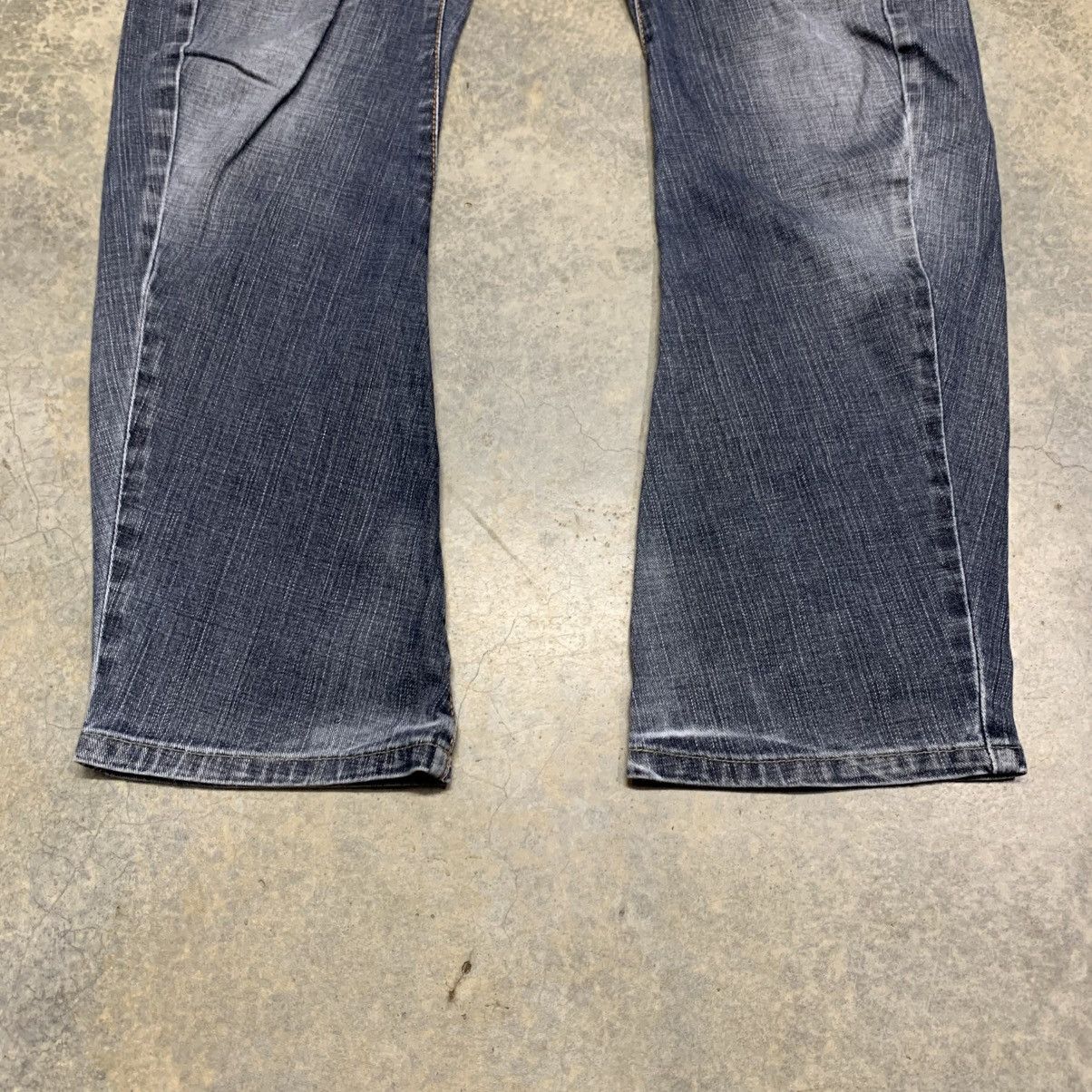 Edwin × Japanese Brand × Vintage Vintage Edwin Clawmark Fade Distressed Jean Size US 29 - 6 Thumbnail