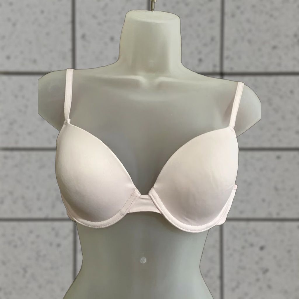 Victoria's Secret Victoria's Secret Pink Wear Everywhere Bra 32D Underwire Push Up Women Stars Multicolor Light Pink Size ONE SIZE - 1 Thumbnail