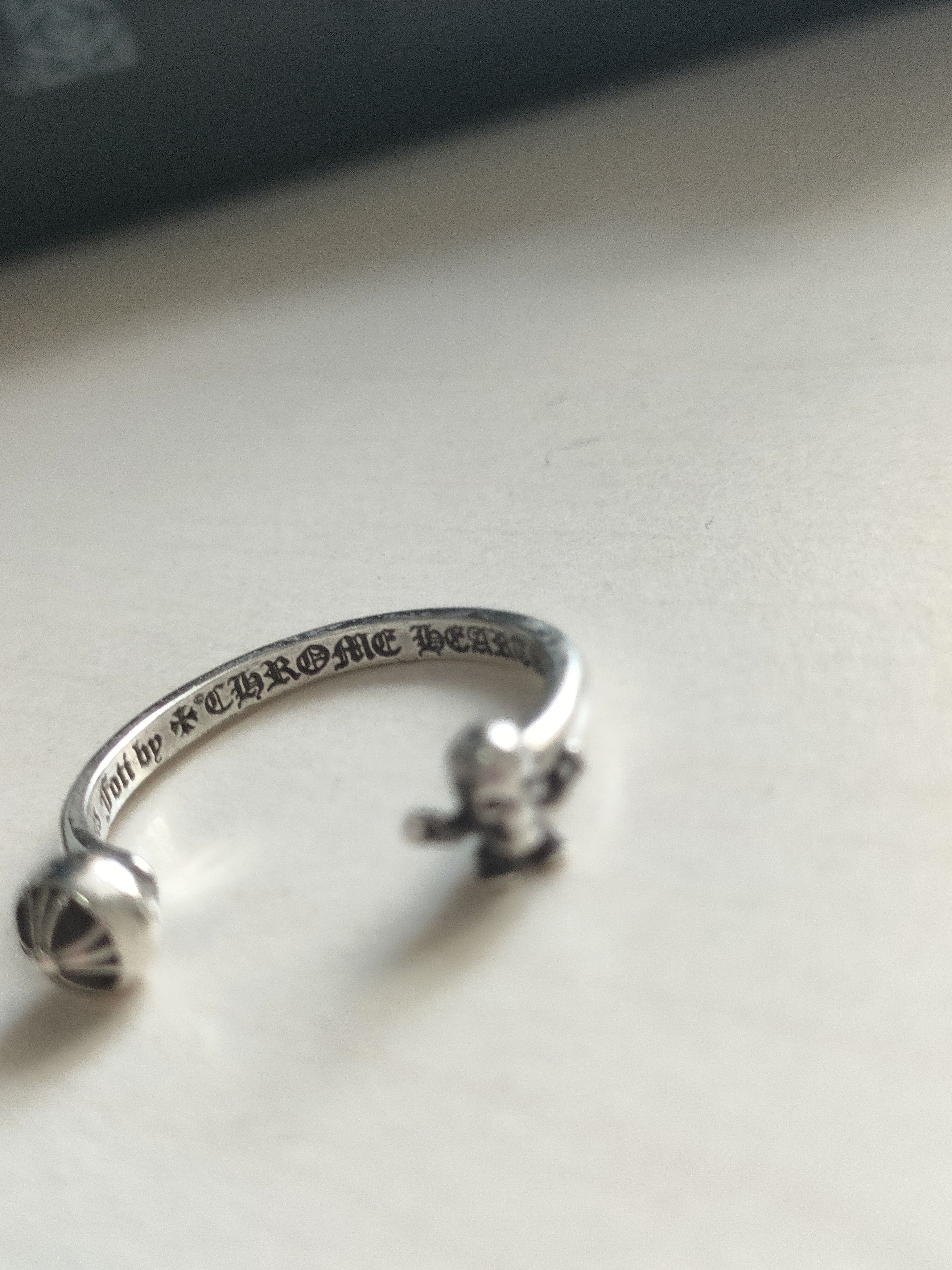 Chrome Hearts Chrome Hearts Silver Foti Bubblegum Cross Ring Size ONE SIZE - 6 Thumbnail