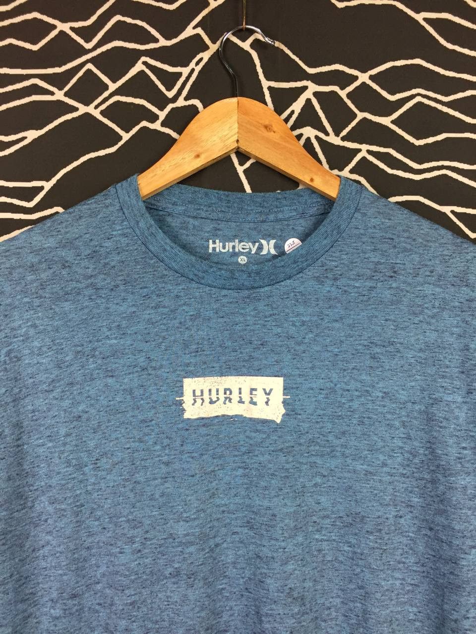 Hurley × Vintage Hurley Box Logo Spell Out Streetwear Tee Size US XL / EU 56 / 4 - 3 Thumbnail