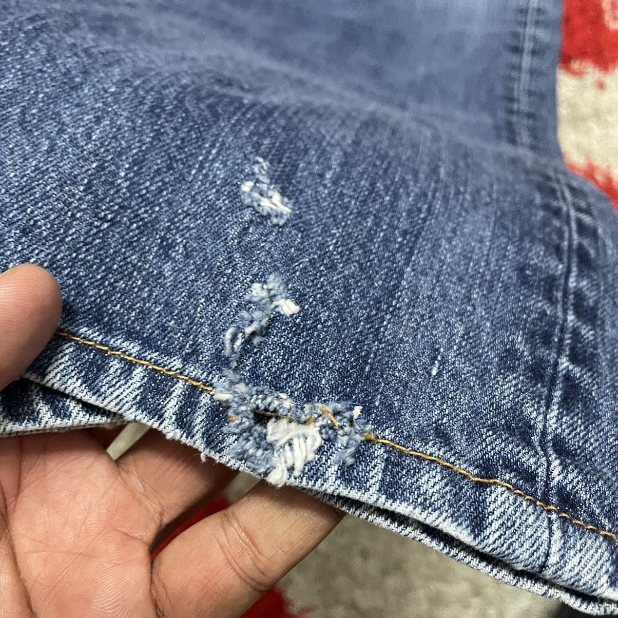 Levi's Vintage Clothing 🔥Vintage Levis 513 Stoned Washed Distress Denim Jeans Size US 32 / EU 48 - 8 Thumbnail