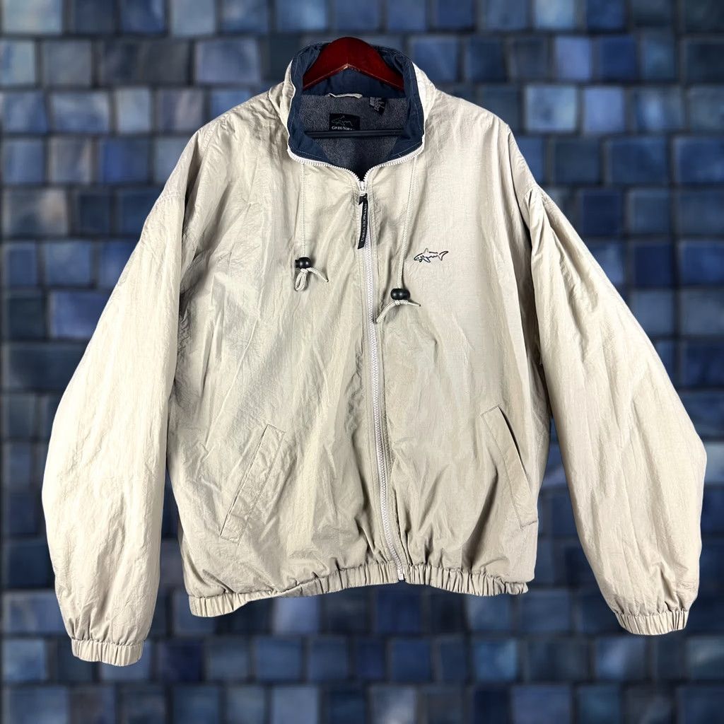 Vintage Greg Norman Jacket Mens L Tan Nylon Fleece Lined Hooded Bomber Jacket Classic Logo Pockets Zip Front Style: Modern, Casual, Travel, Fall, Winter Mens Size US L / EU 52-54 / 3 - 1 Thumbnail