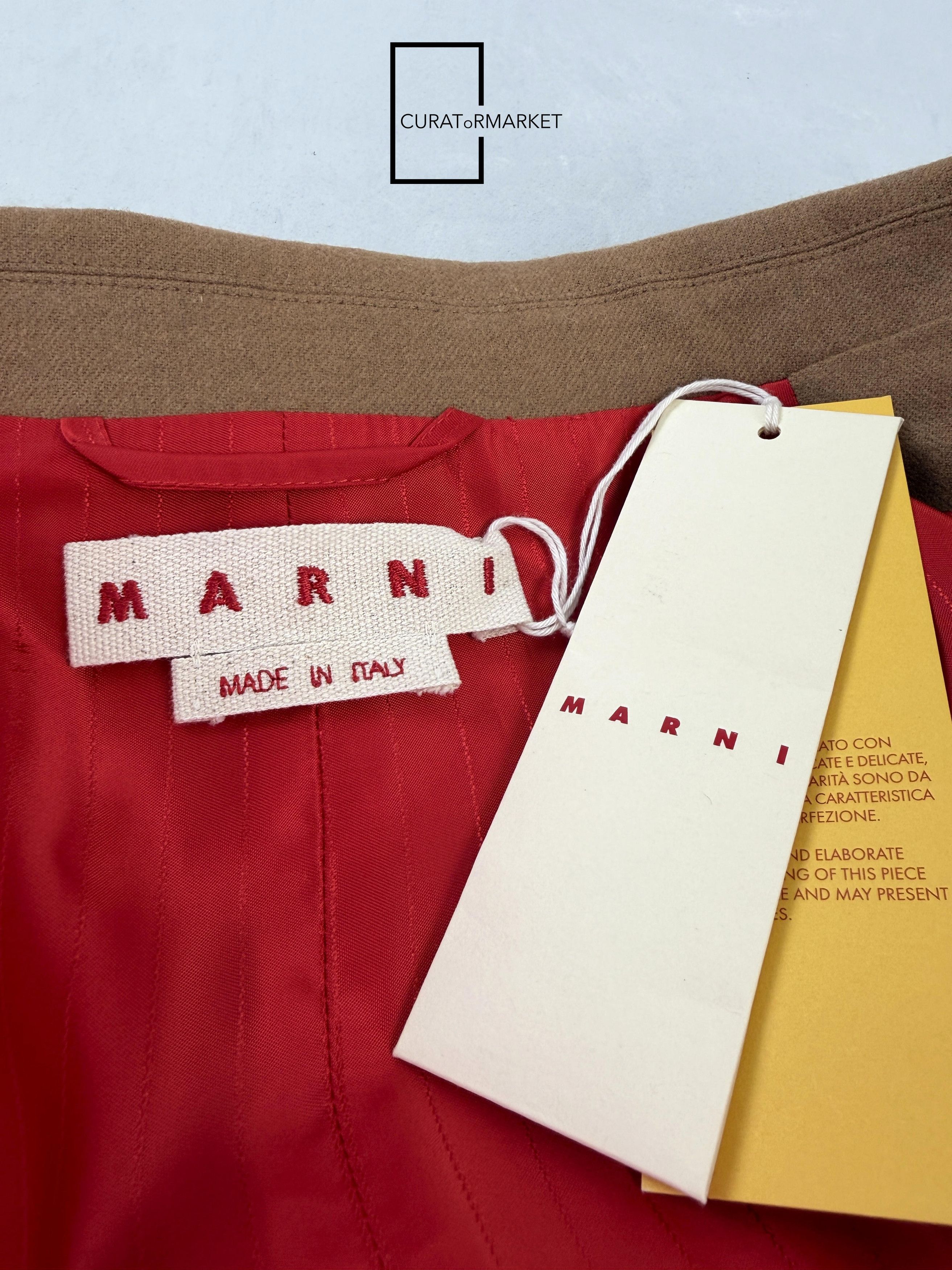 Marni EU50 GRAIL Embroidered Multi Button Wool Flannel Blazer FW22 Size US M / EU 48-50 / 2 - 12 Thumbnail