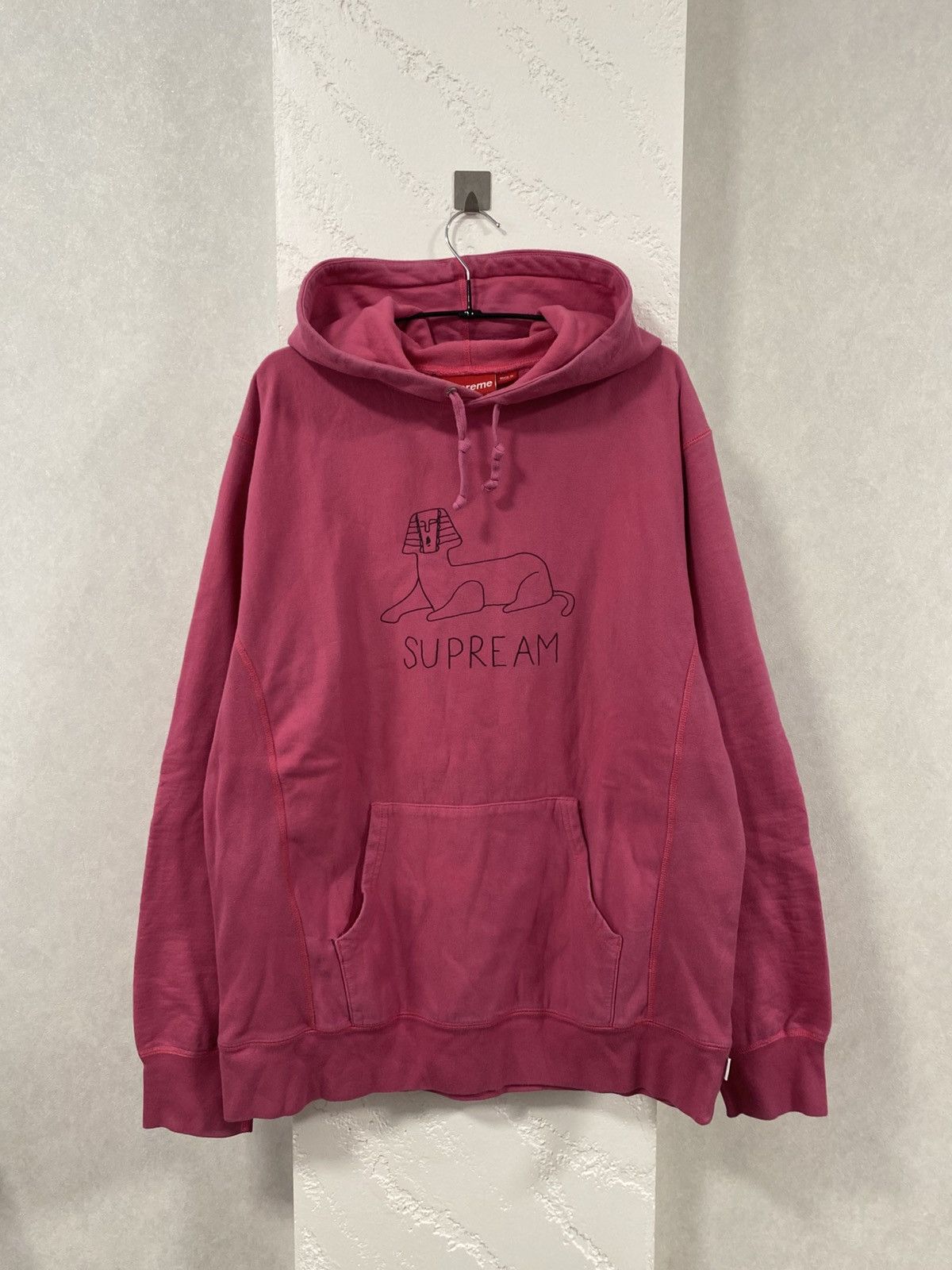 Supreme Supreme Sphinx Pink Hoodie SS12 Size US XL / EU 56 / 4 - 1 Thumbnail