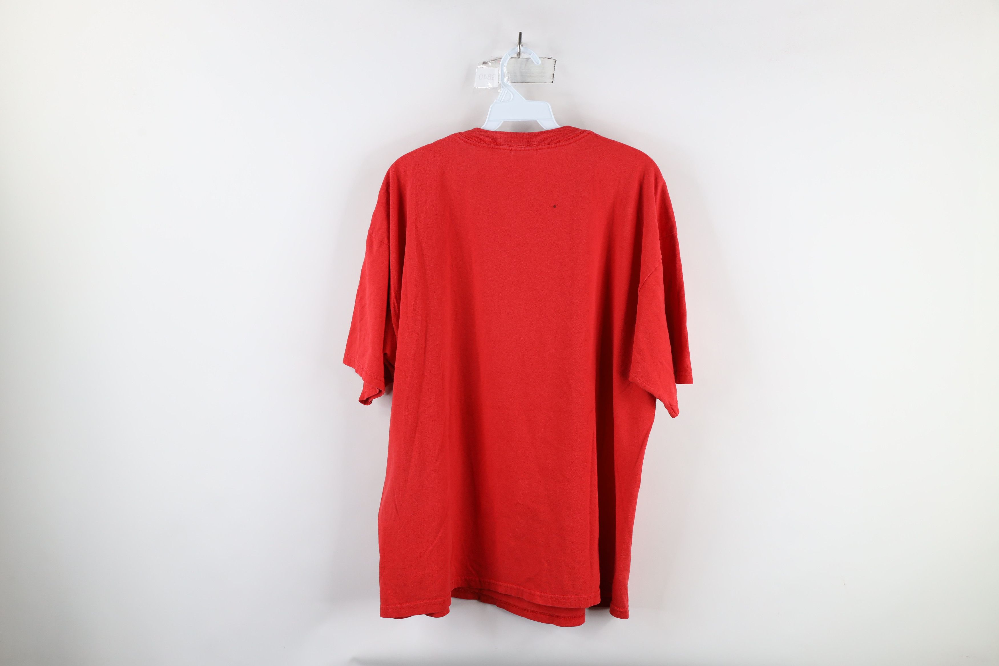 Vintage Vintage Peanuts Woodstock Christmas T-Shirt Red Cotton Size US XL / EU 56 / 4 - 10 Thumbnail