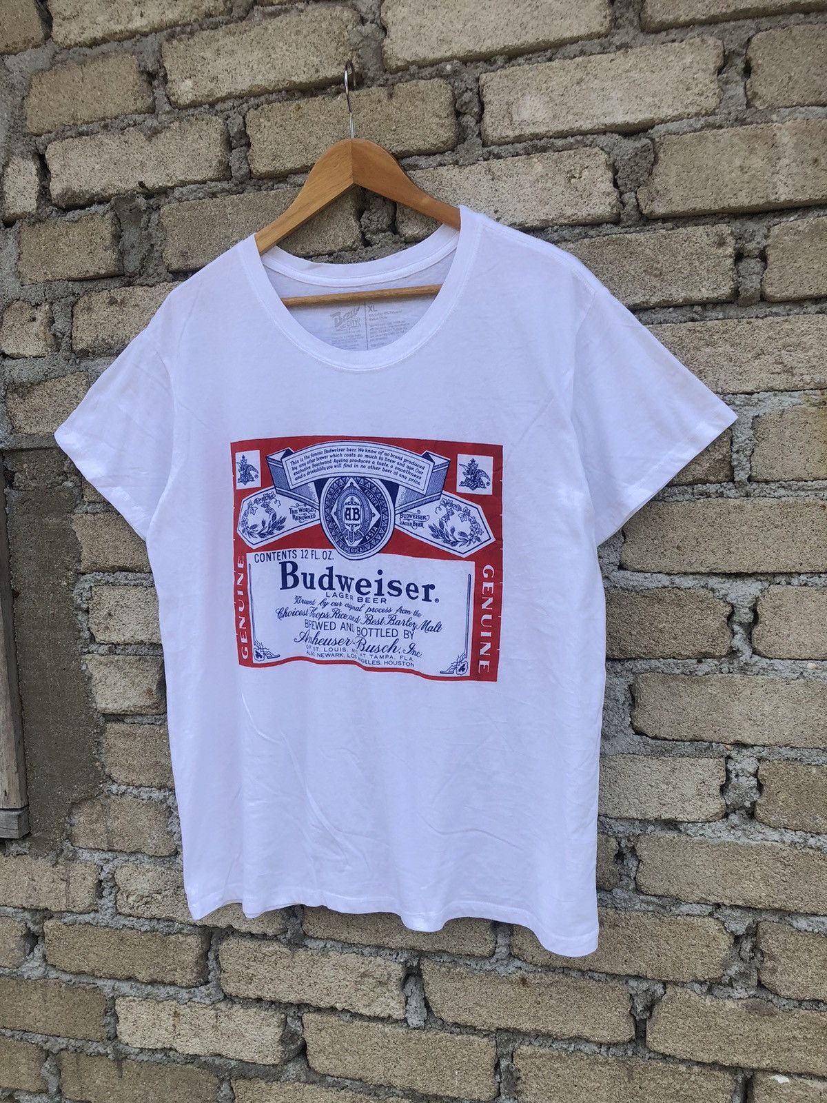 Budweiser Big Logo Brew City Budweiser Tshirts Size US XL / EU 56 / 4 - 5 Thumbnail