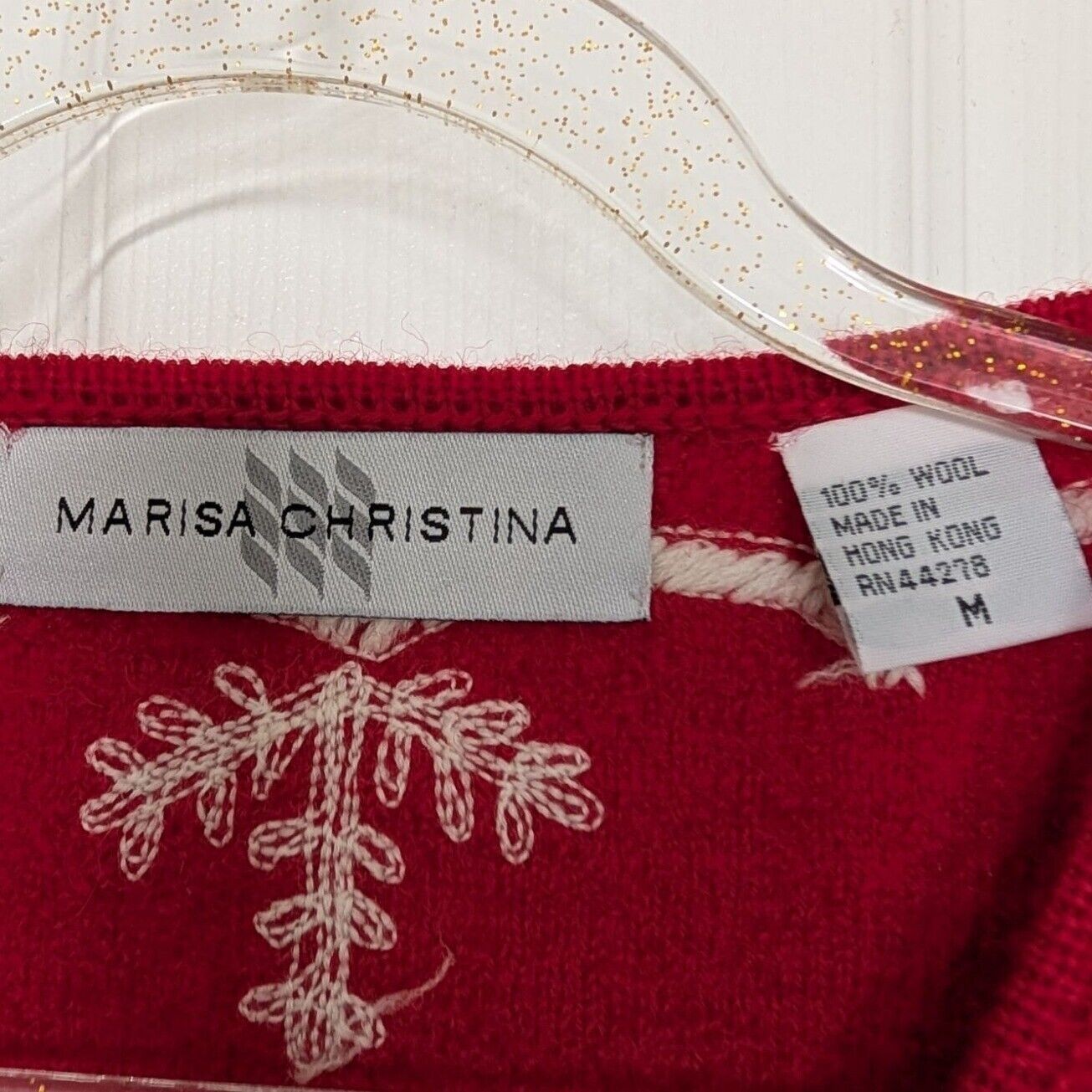 Other Marisa Christina Embroidered Christmas Cardigan Womens Sz M Size M / US 6-8 / IT 42-44 - 7 Thumbnail