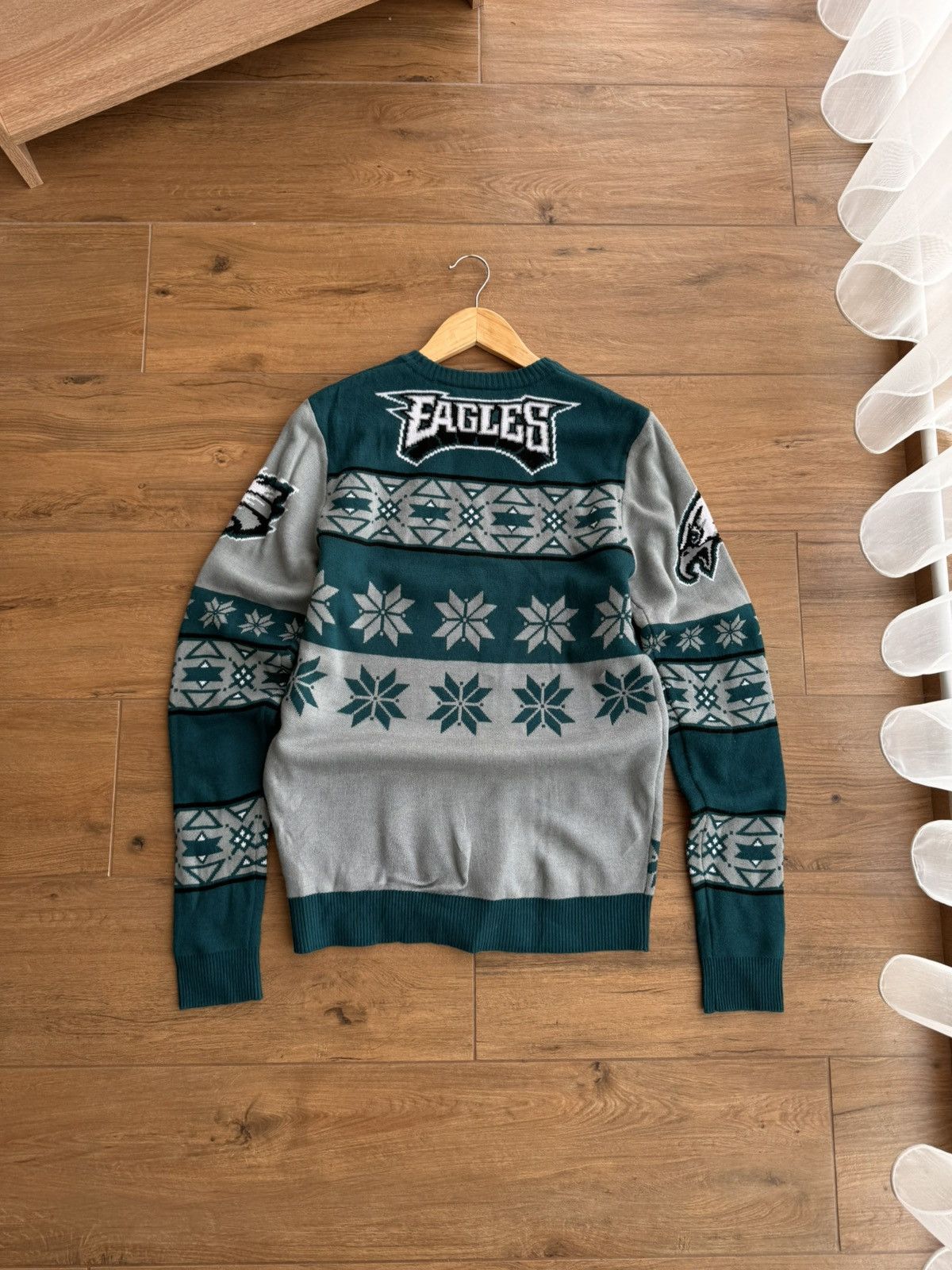 NFL × Starter NFL Team Philadelphia Eagles Christmas Sweater Size S / US 4 / IT 40 - 8 Thumbnail