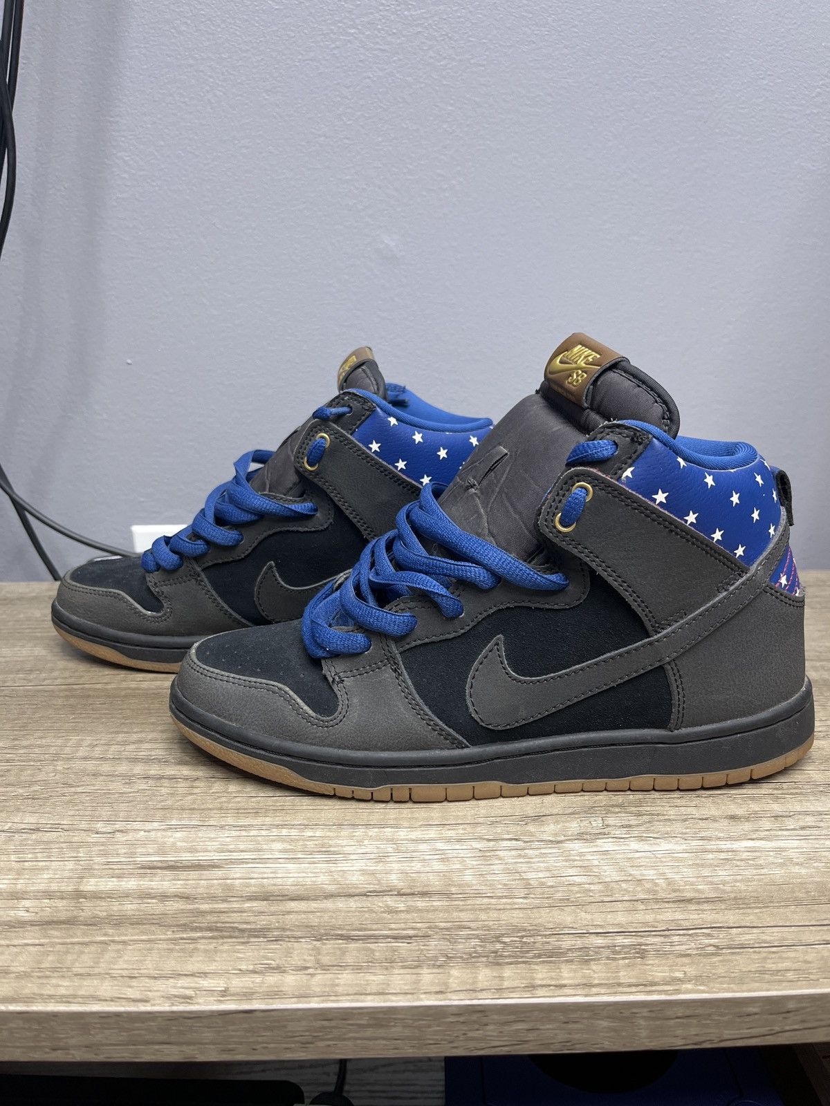 Nike Nike SB Dunk High - Captain America Size 7Y Size US 7 / EU 40 - 1 Thumbnail