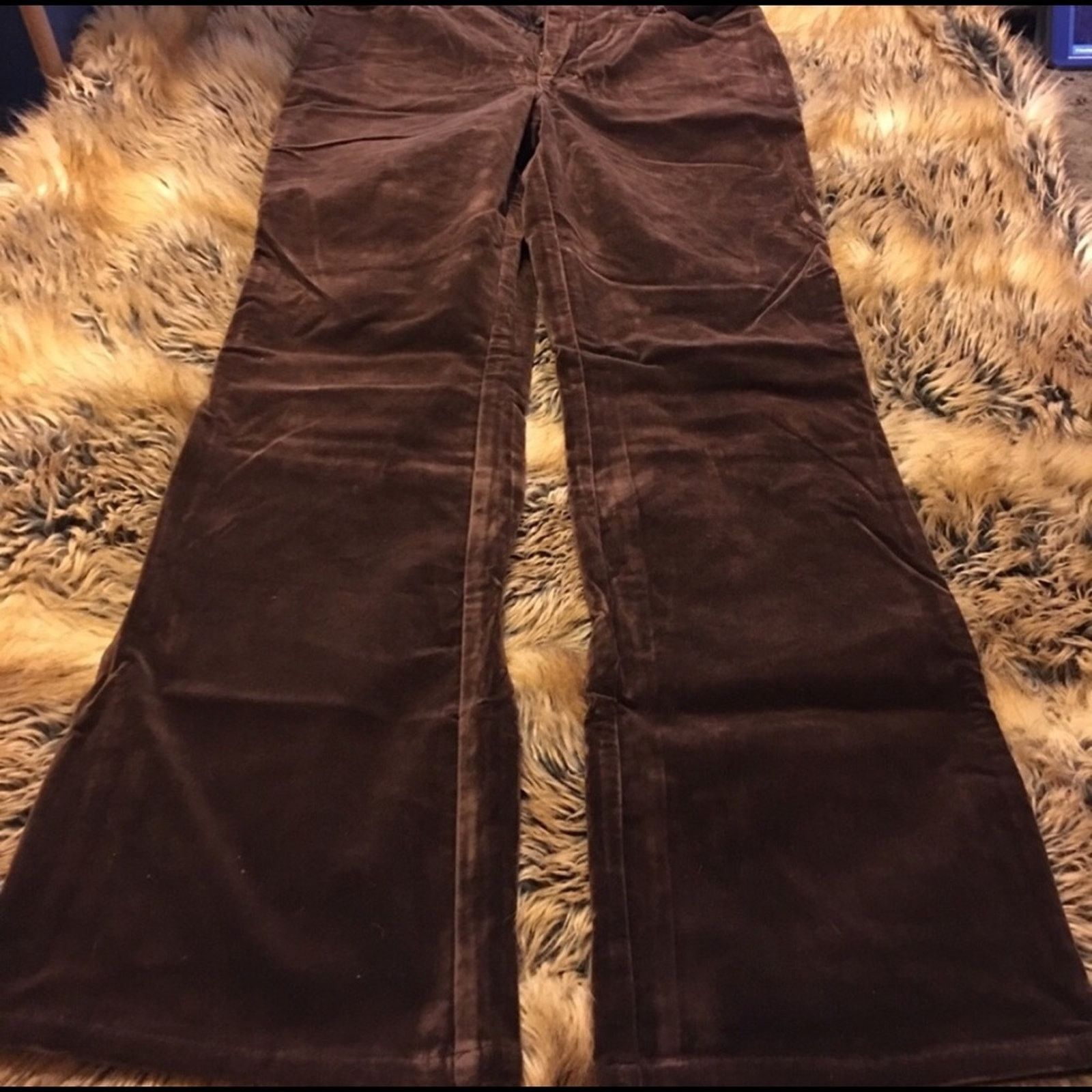 Other Jeanology stretch brown velvet jeans NWT 10 Size 32" / US 10 / IT 46 - 2 Thumbnail