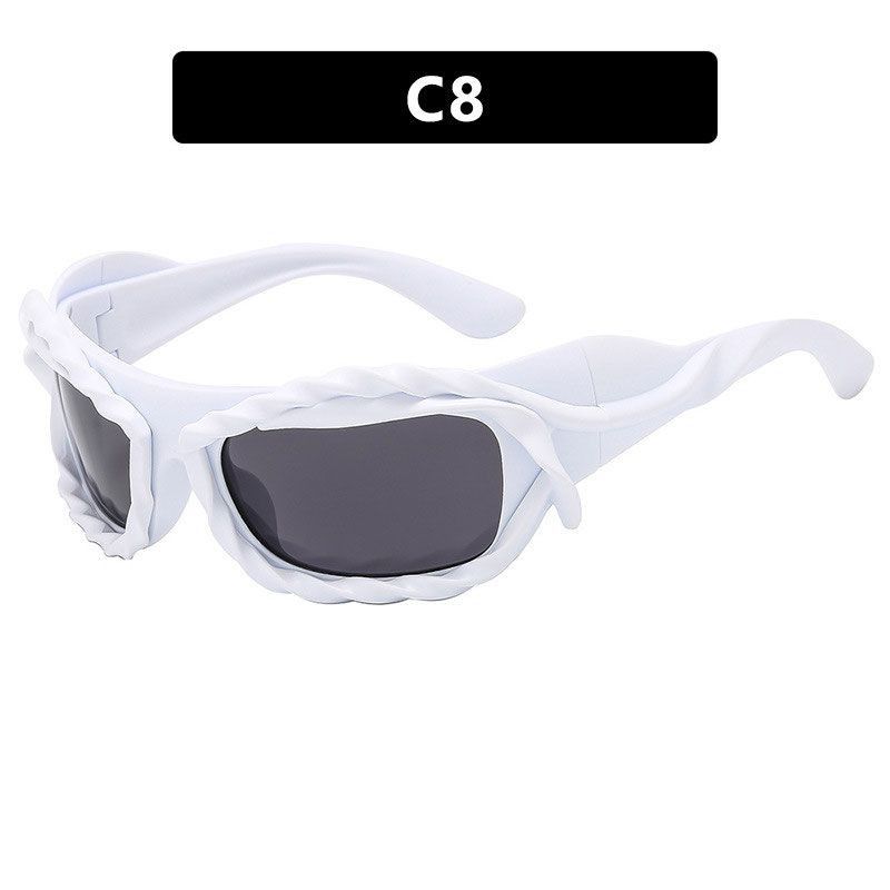 Other New Trend Street ins style custom avant-garde sunglasses Size ONE SIZE - 3 Thumbnail