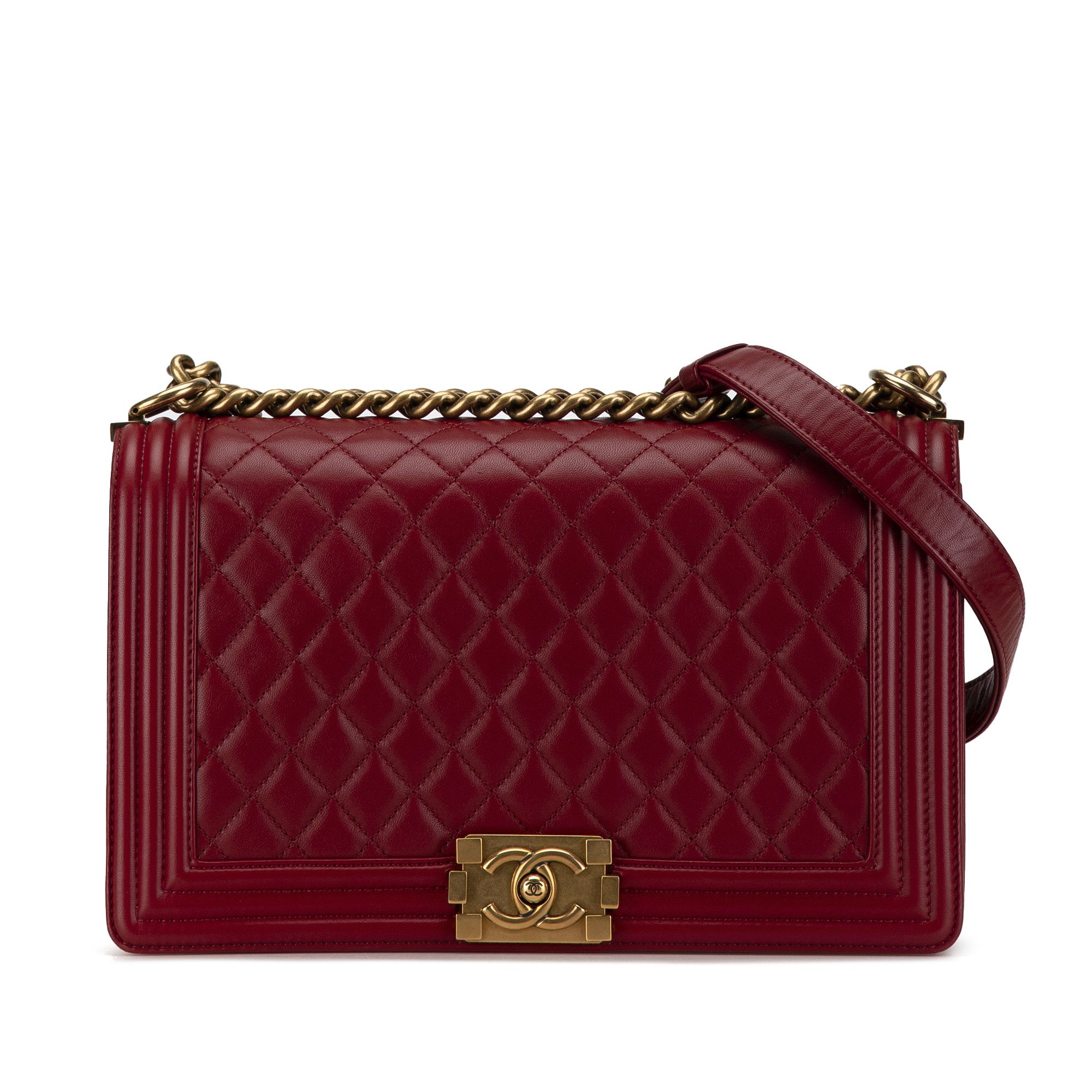 Chanel Chanel Large Lambskin Boy Flap Size ONE SIZE - 1 Thumbnail