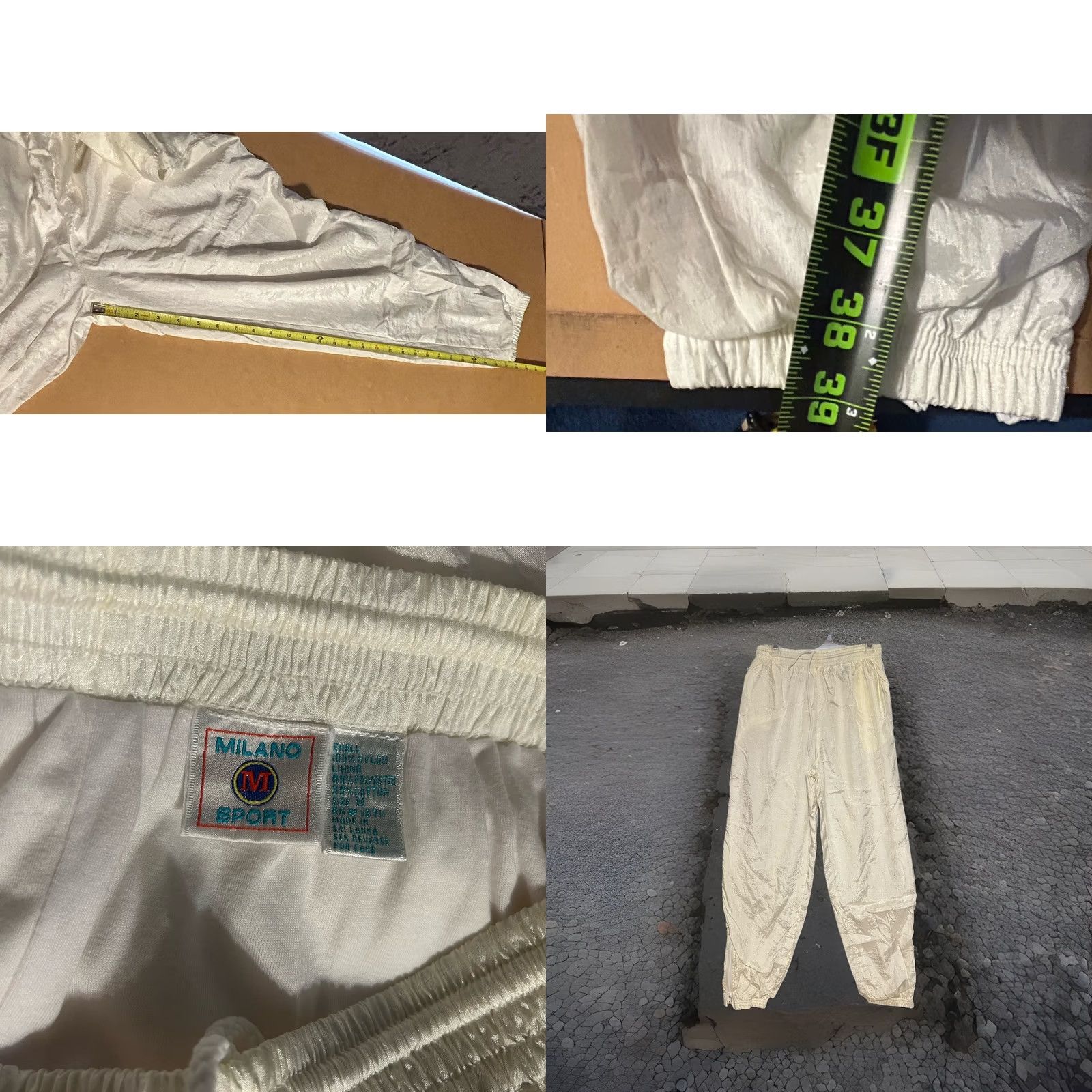 Rainbow VTG Milano Sport Track Suit Windbreaker Women M 2 Piece Colorblock Rainbow 80s Granny Core Golden Girls Size M / US 6-8 / IT 42-44 - 11 Thumbnail