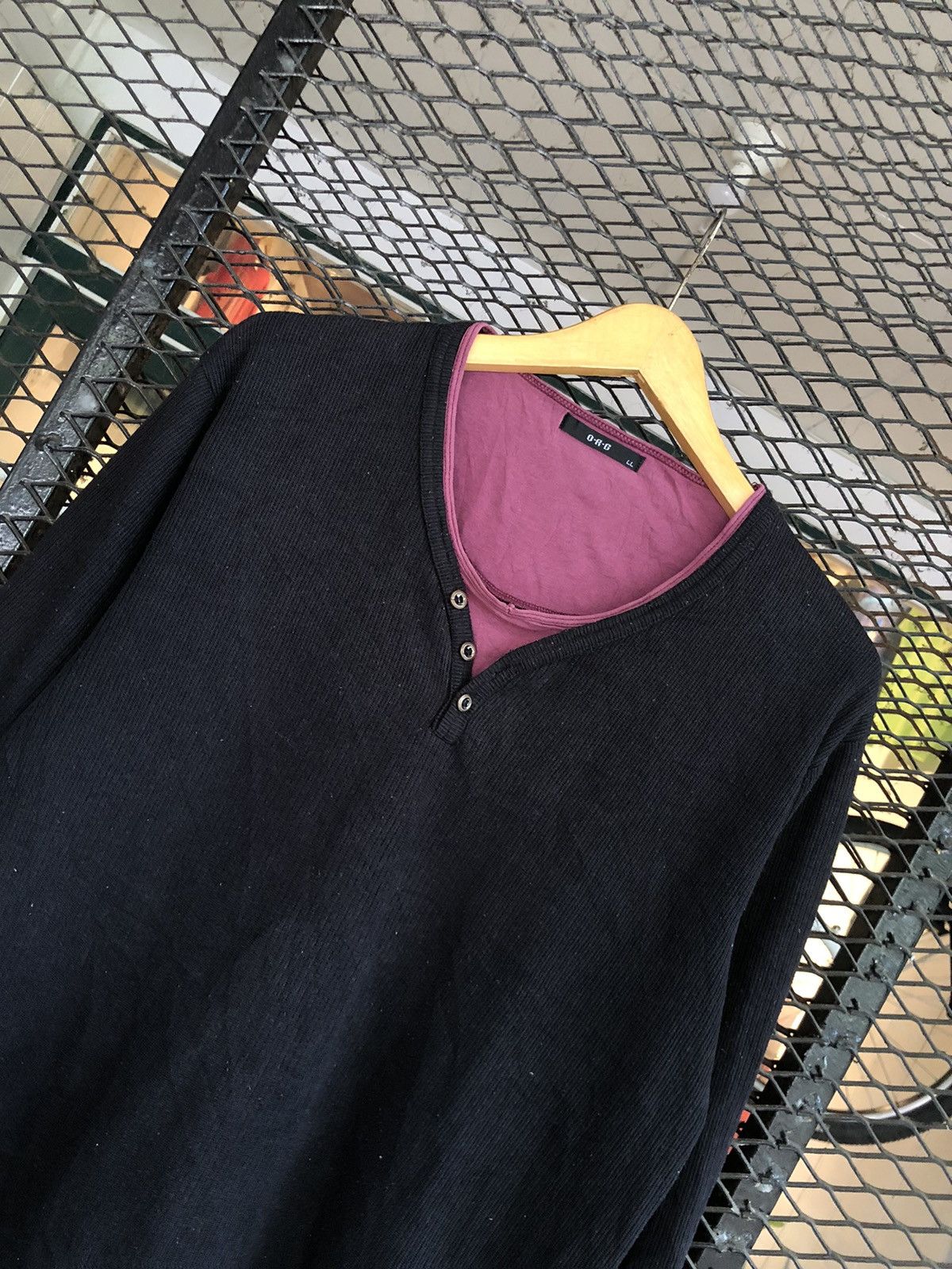 If Six Was Nine × Japanese Brand × Le Grande Bleu (L.G.B.) JAPANESE O.R.G DOUBLE LAYER LONGSLEEVE LGBSTYLE Size US L / EU 52-54 / 3 - 3 Thumbnail