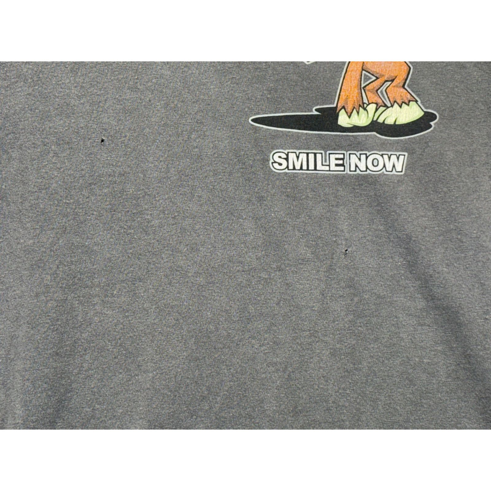 The Unbranded Brand To The Edge Graphic T Shirt Smile Now Cry Later Gray Tee M Size US M / EU 48-50 / 2 - 9 Thumbnail