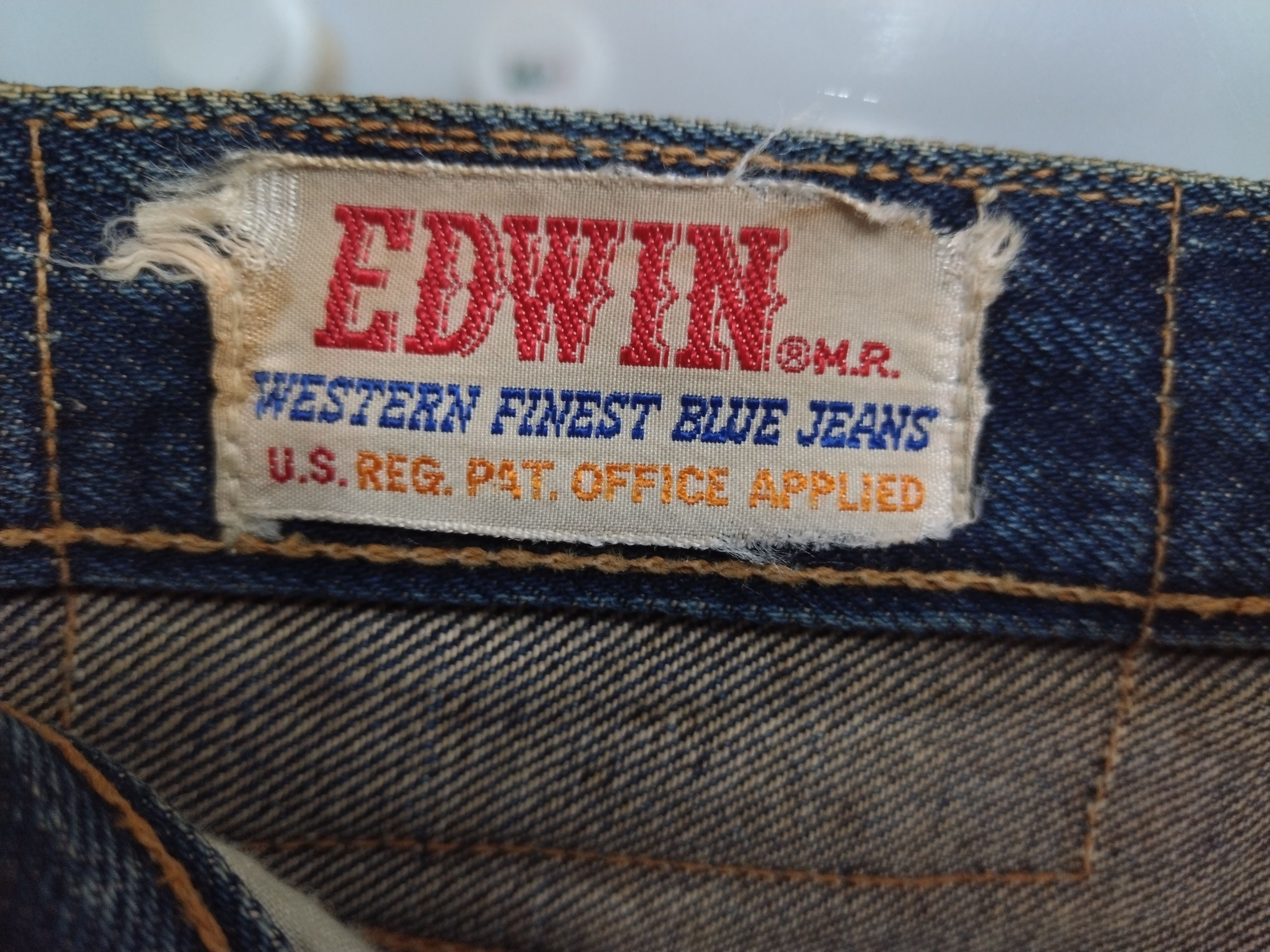 Edwin Vintage 70/80's Edwin Ladies Boot Cut Flared Denim Jeans🎉 Size 28" / US 6 / IT 42 - 12 Thumbnail